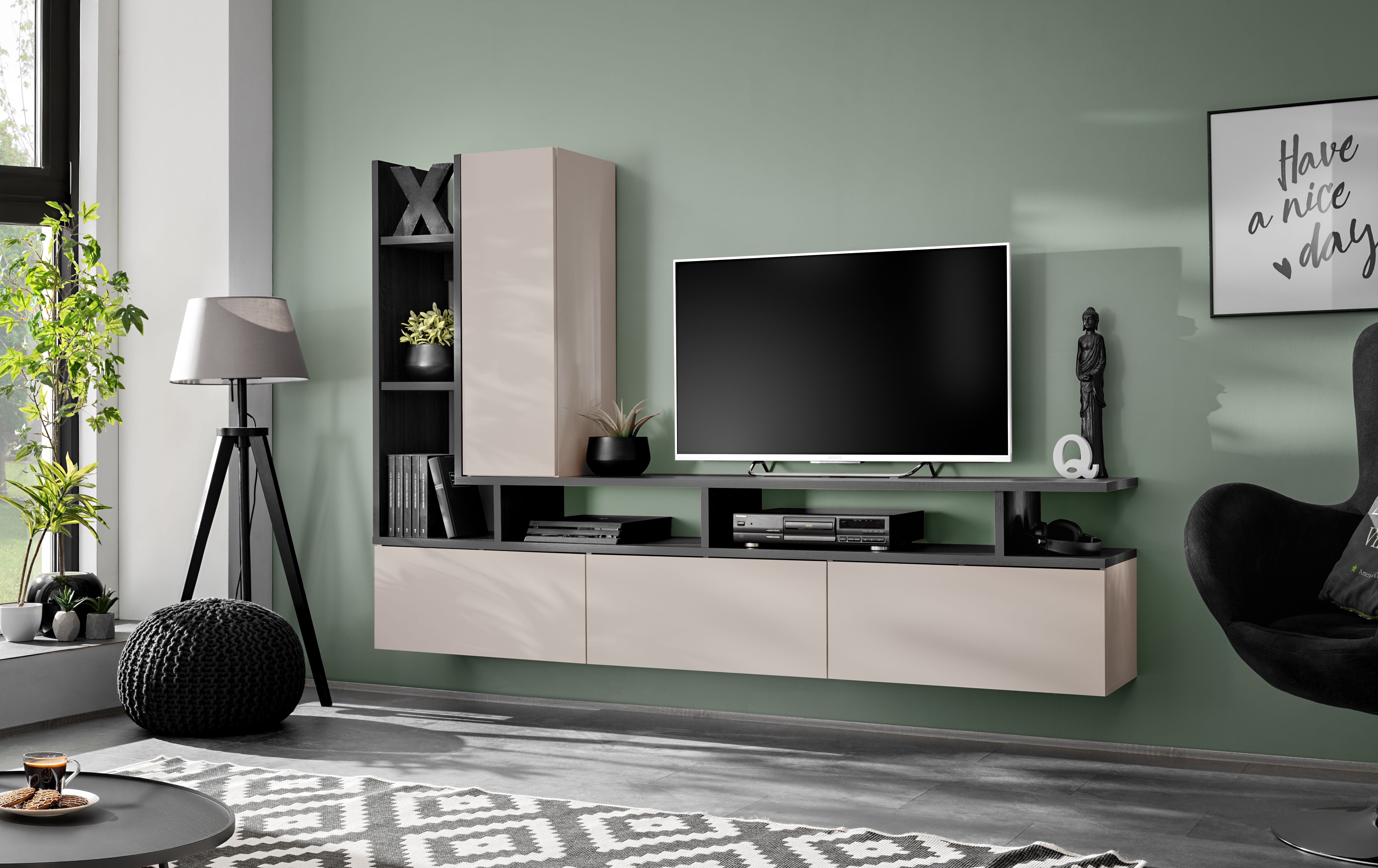 Titus Media Wall Unit W210cm – Decor Home Furnishings
