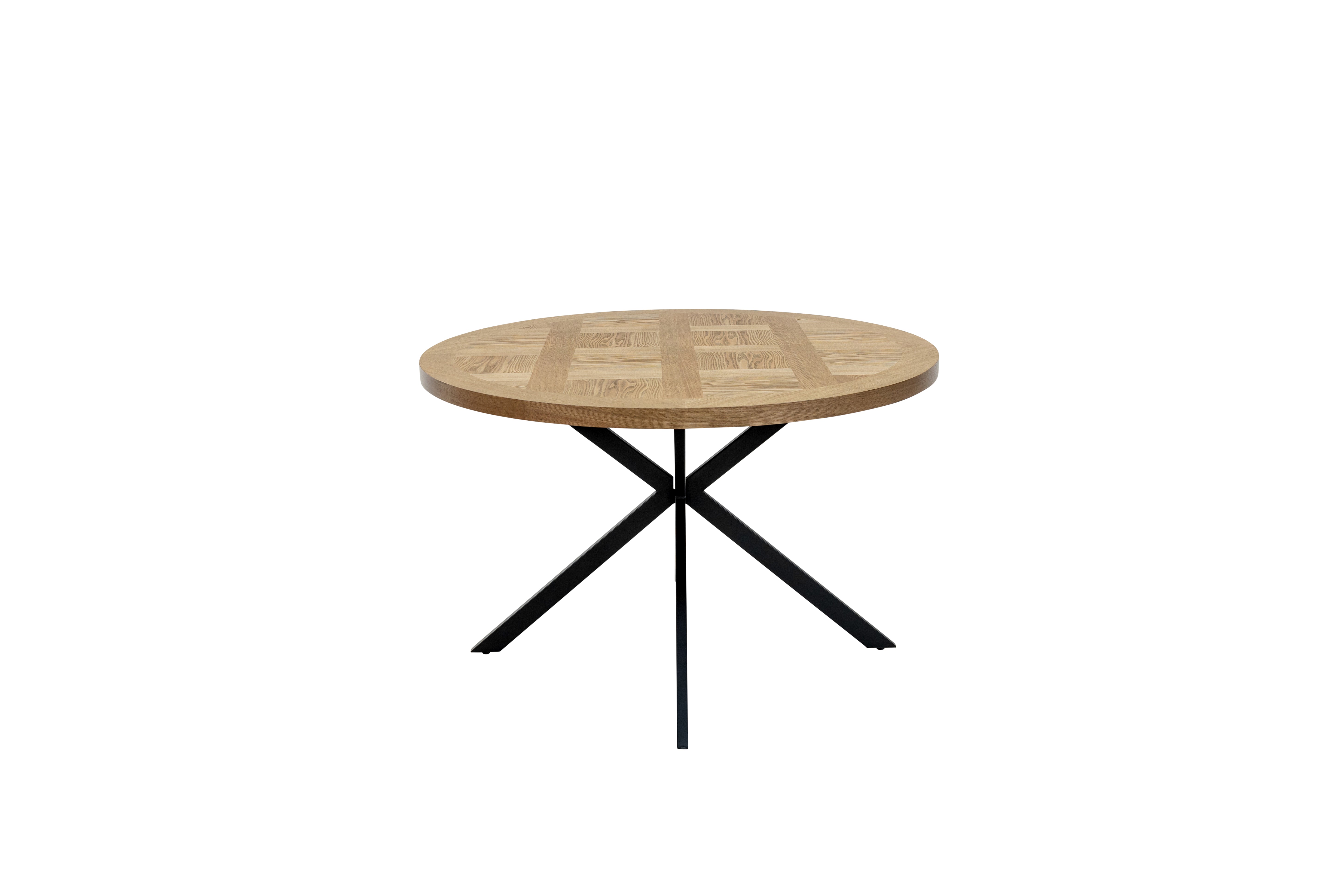 Clark Oak Veneer Round Table 120cm