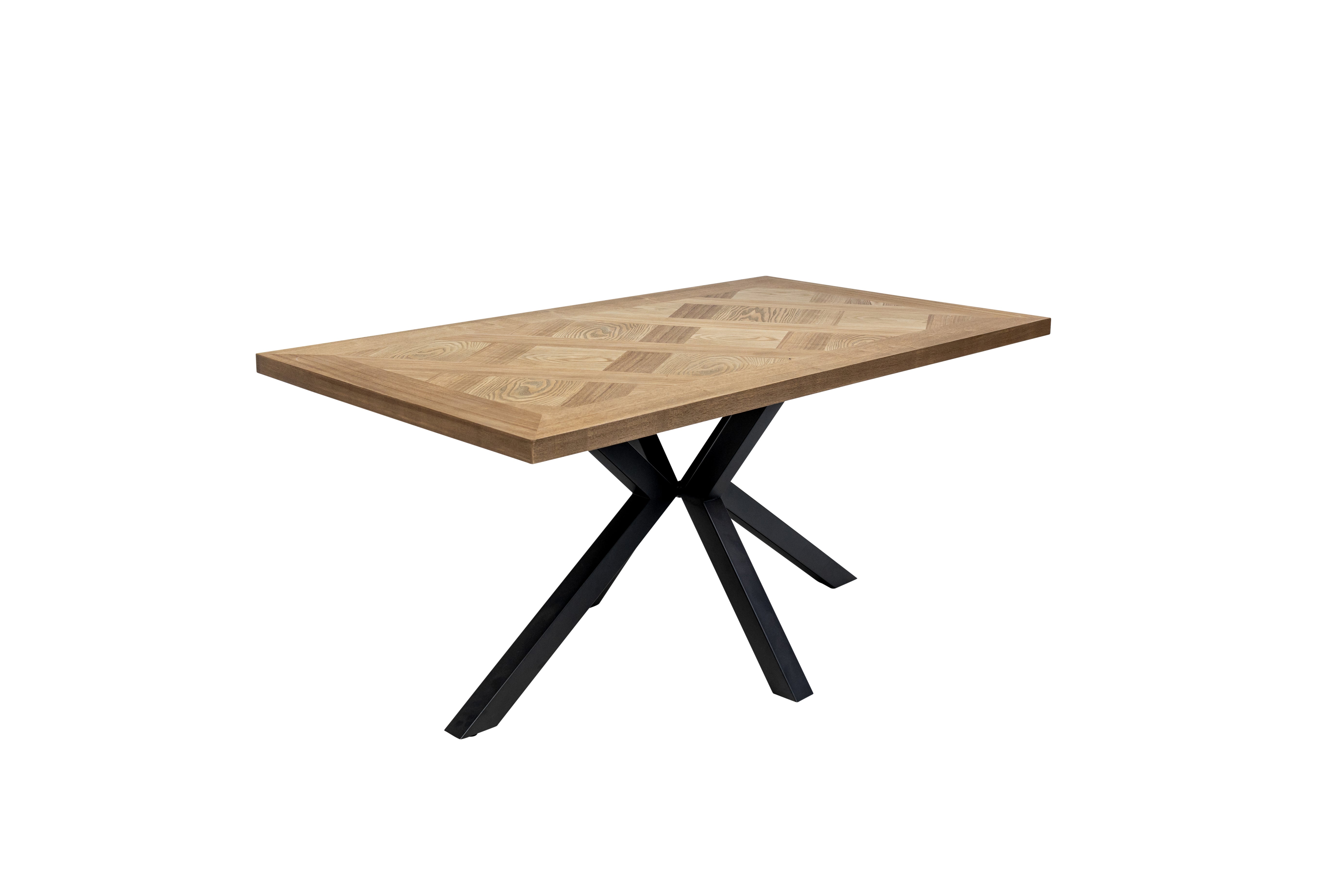 Harry Oak Veneer Dining Table W160cm