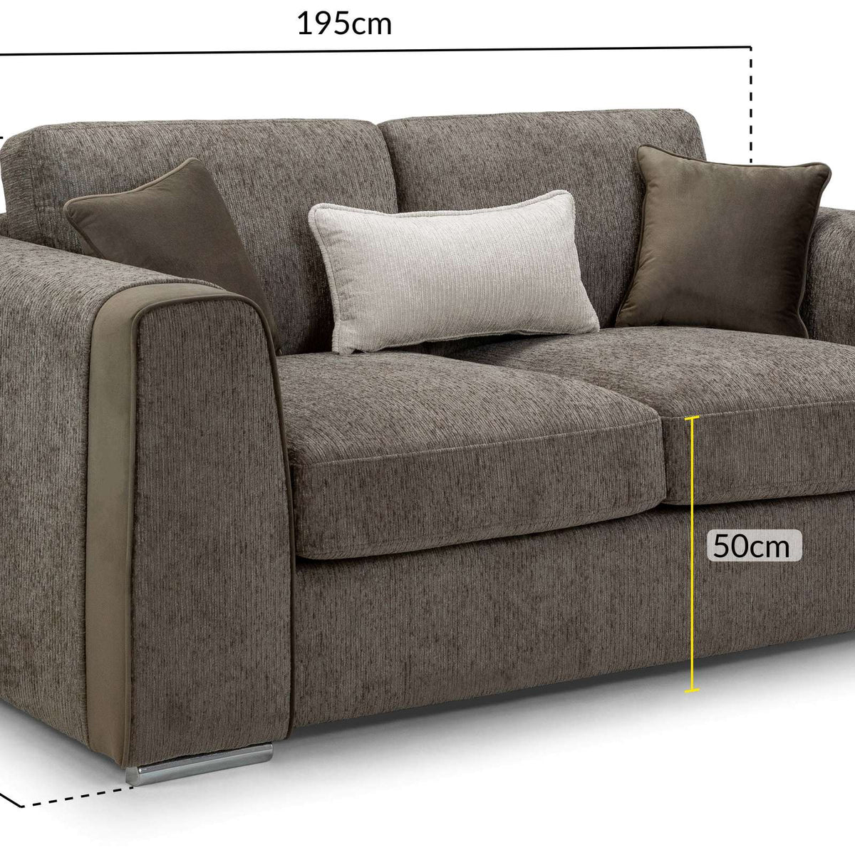 Milano 2 Seater Sofa | Fabric Sofa | Decor Home Furnishings
