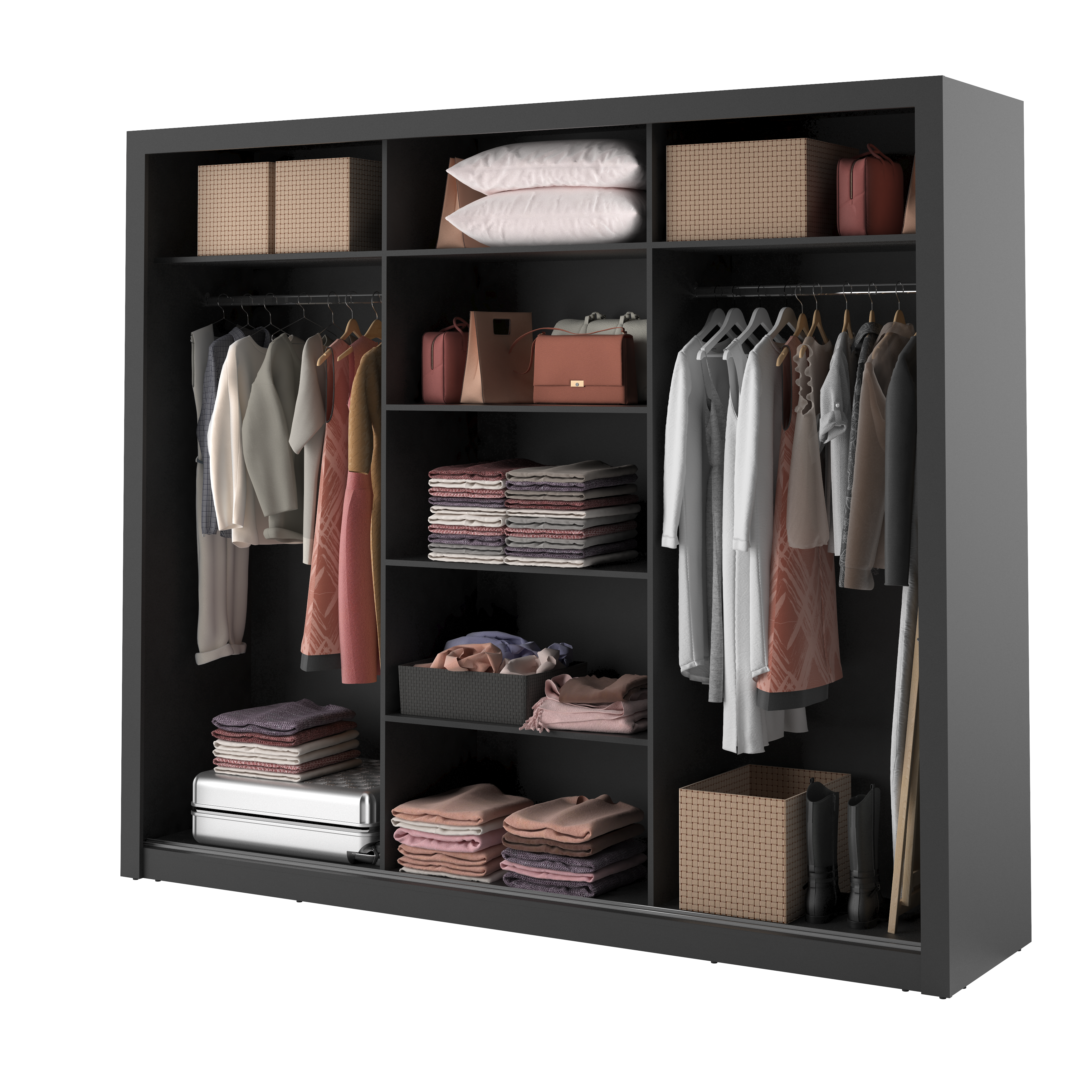 Alfa-2 Sliding Door Wardrobe W250cm