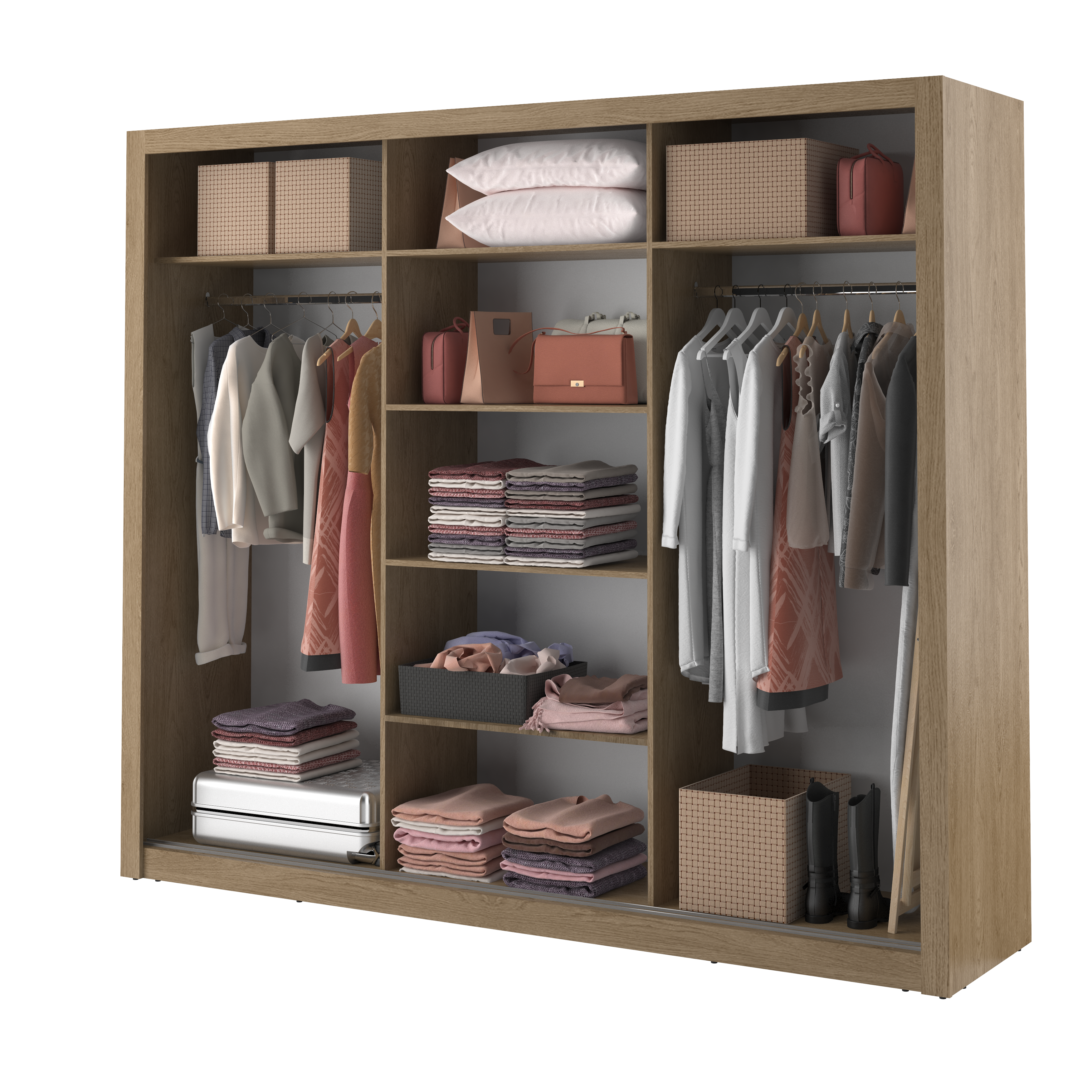 Alfa-2 Sliding Door Wardrobe W250cm