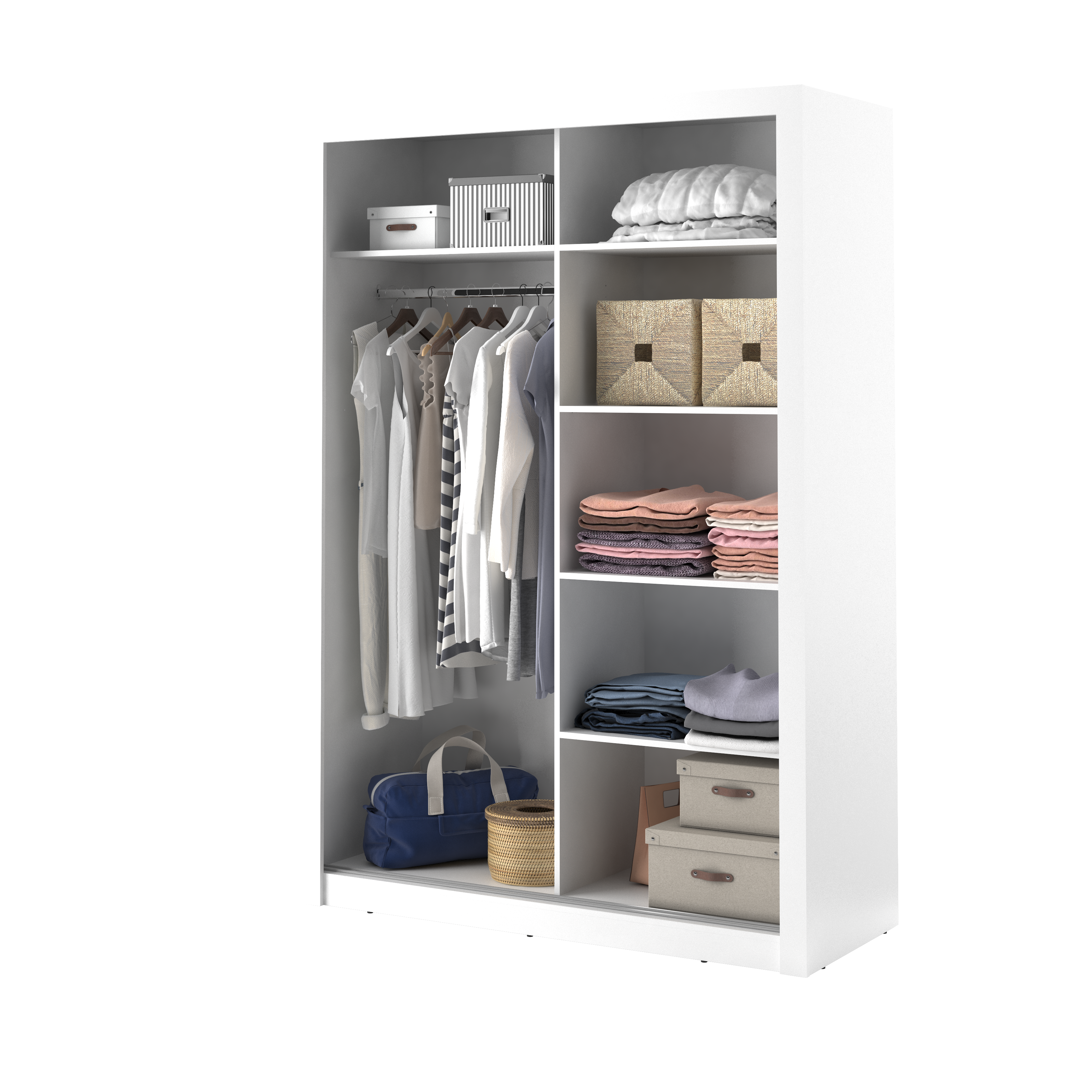 Alfa-4 Sliding Door Wardrobe W150cm