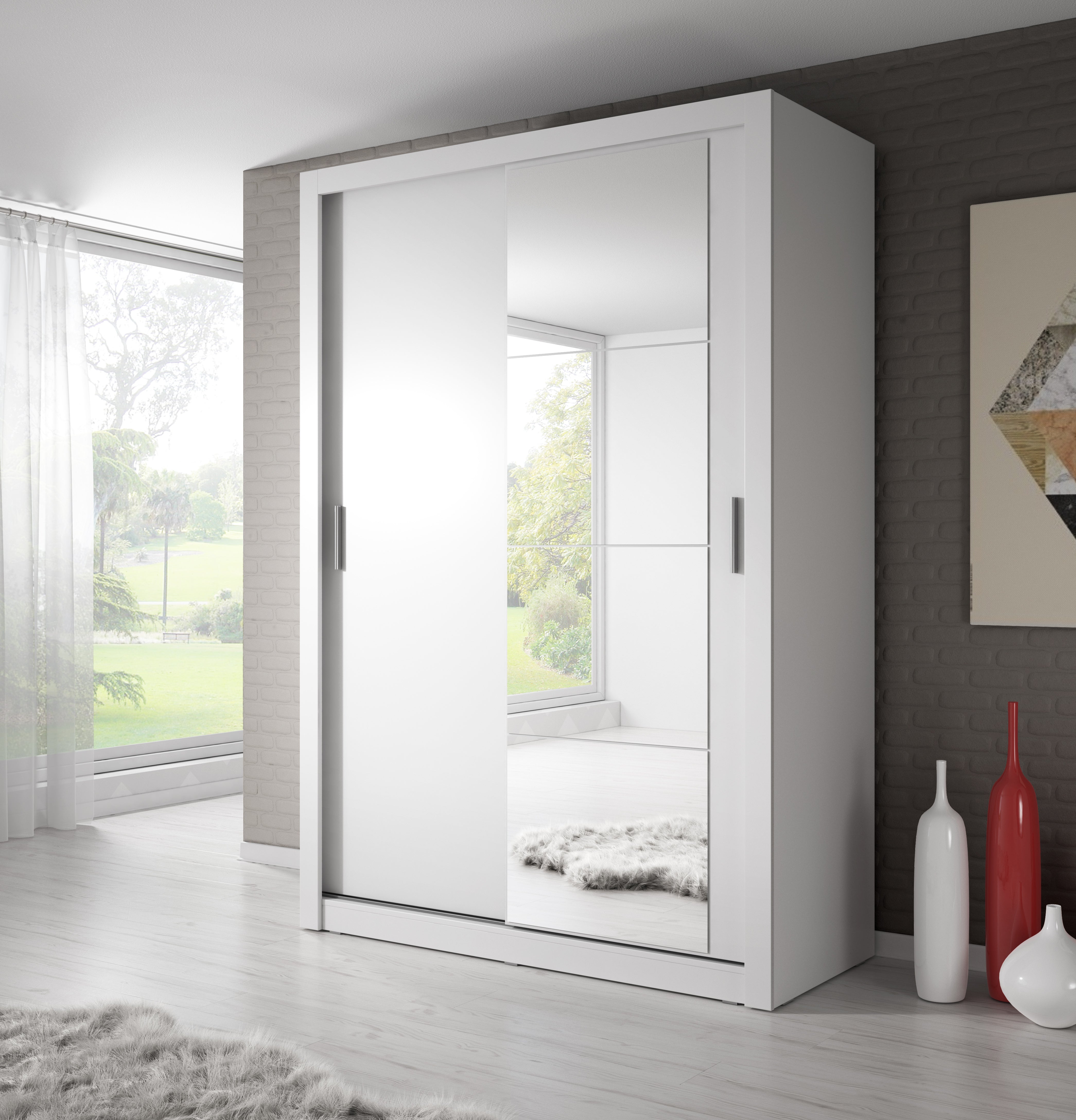 Alfa-4 Sliding Door Wardrobe W150cm