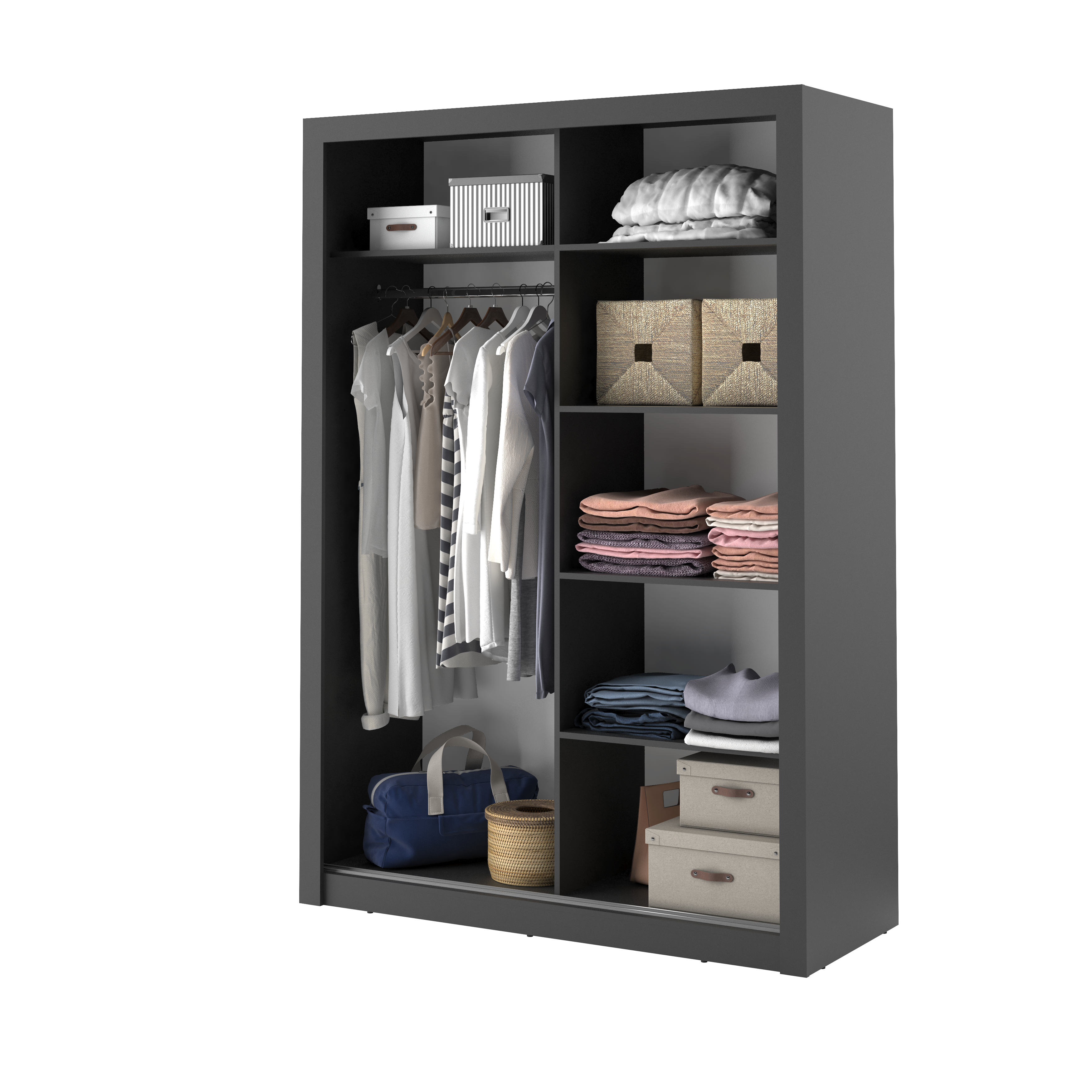 Alfa-4 Sliding Door Wardrobe W150cm