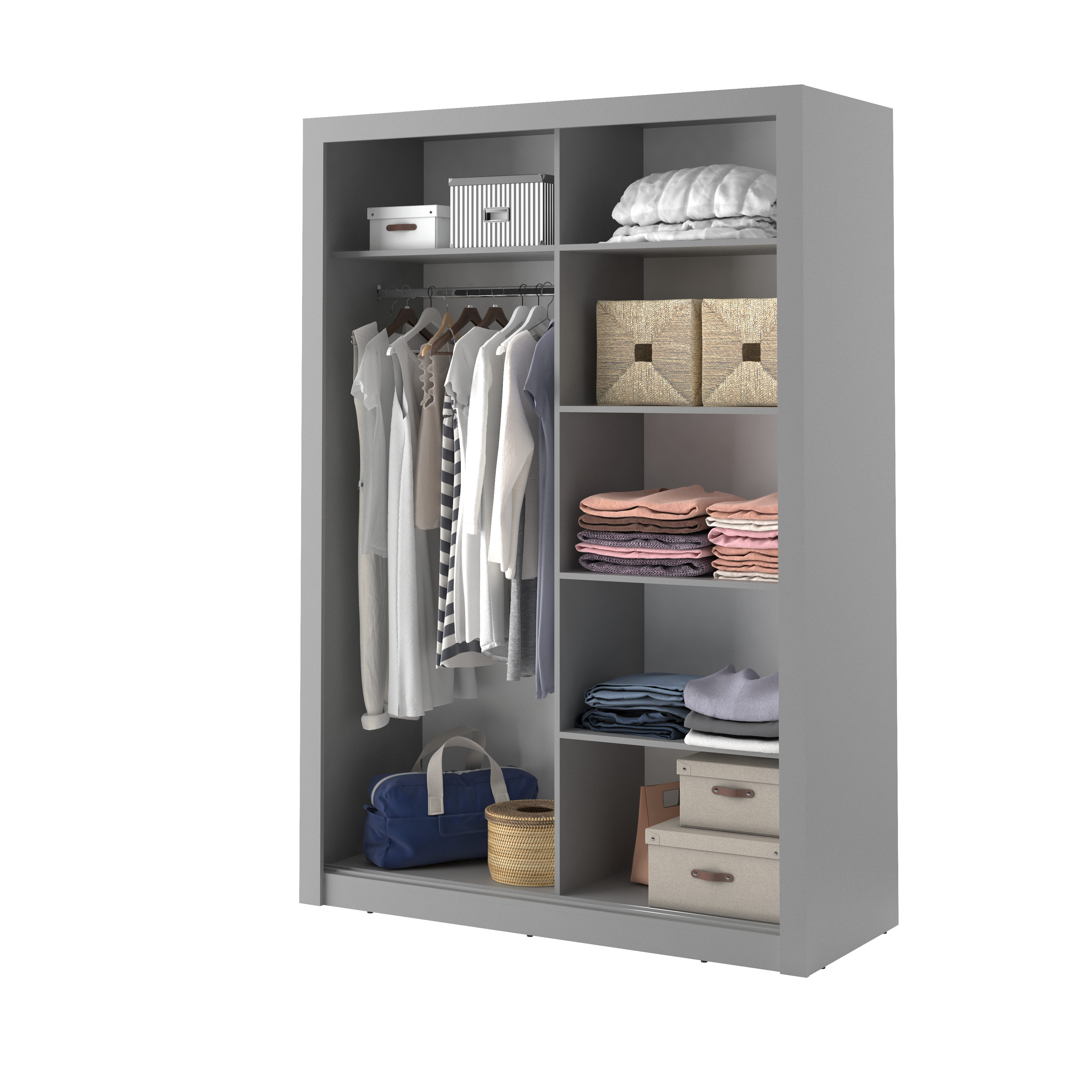 Alfa-4 Sliding Door Wardrobe W150cm