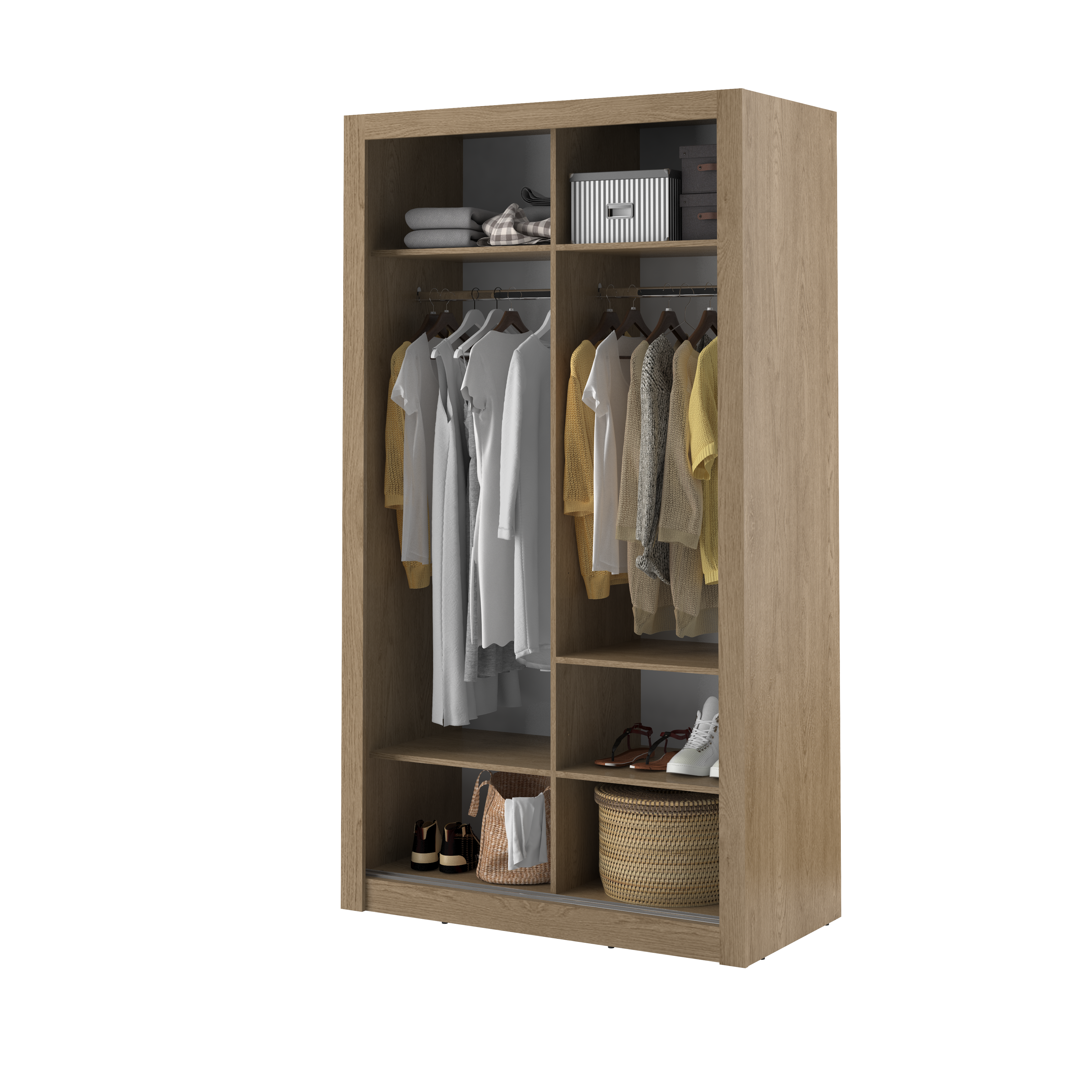 Alfa-6 Sliding Door Wardrobe W120cm