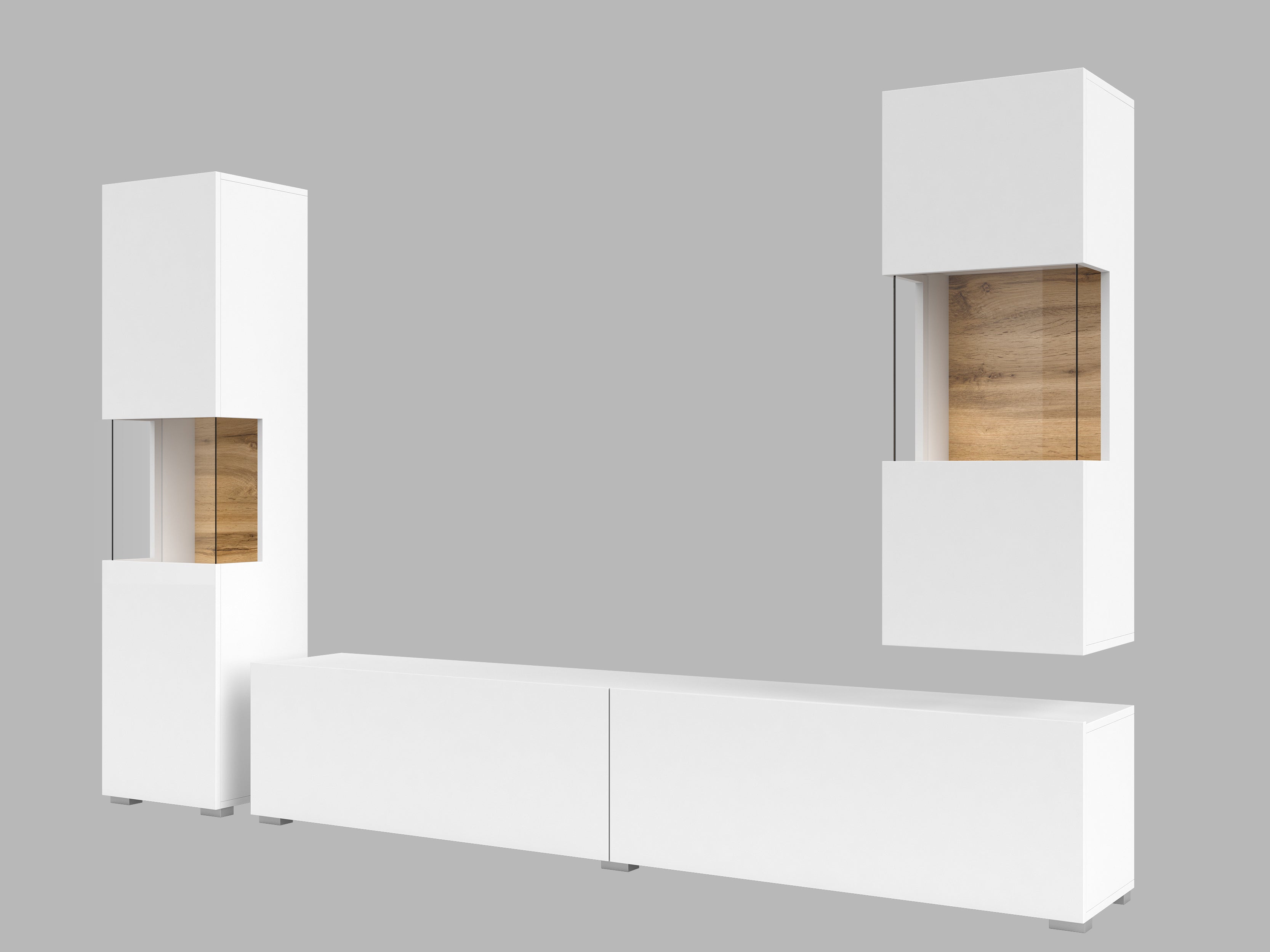 Norbi TV Wall Unit W216cm