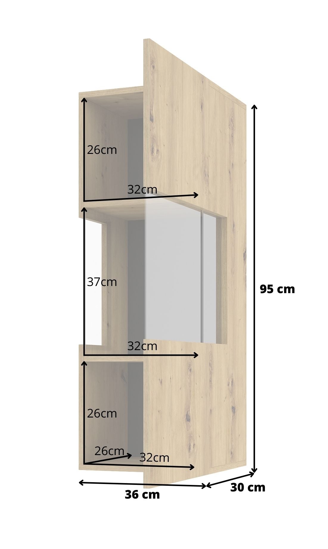 Norbi Wall Hanging Unit Short W36cm