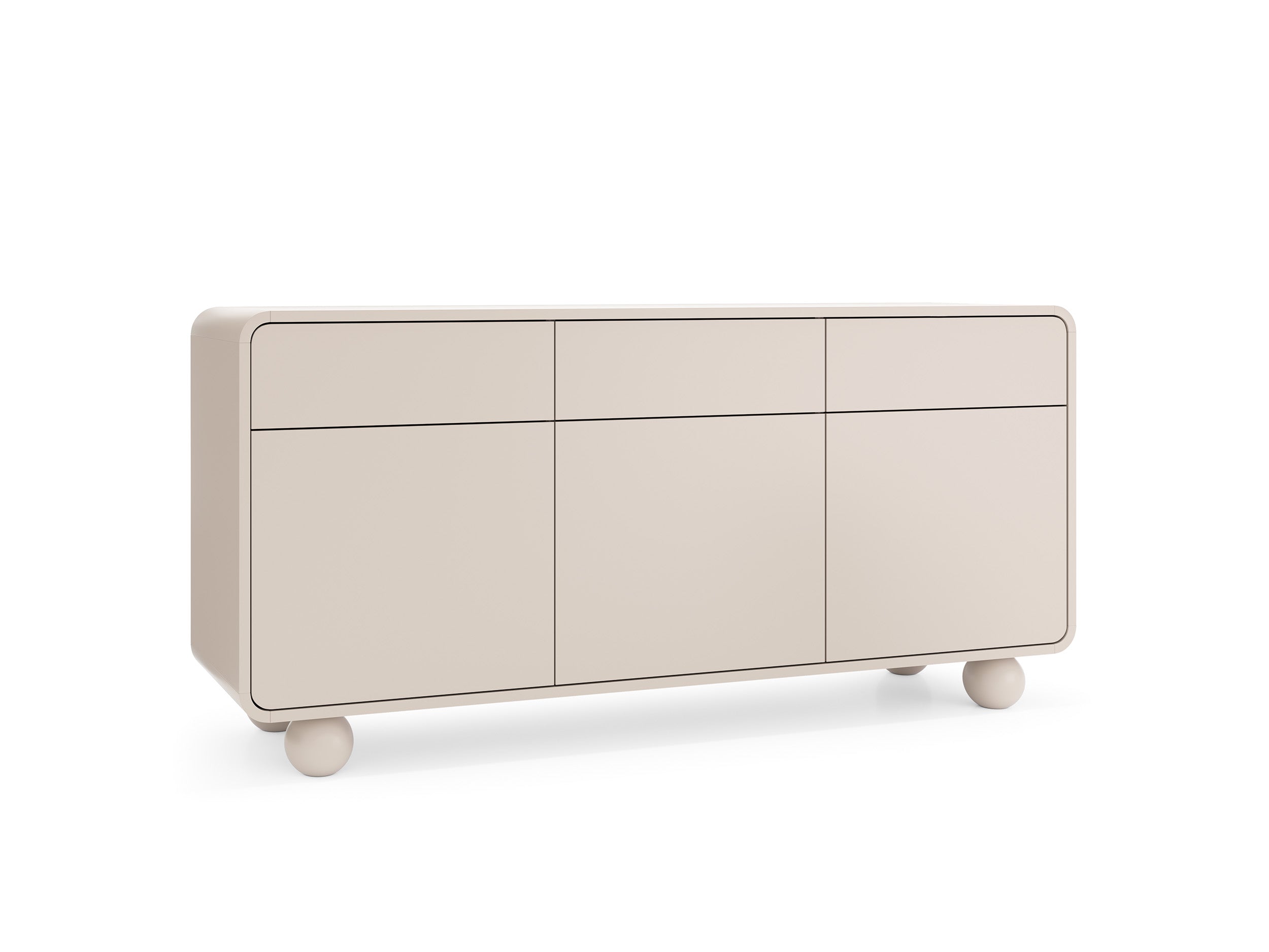 Orb 3 Door 3 Drawers Sideboard W160cm