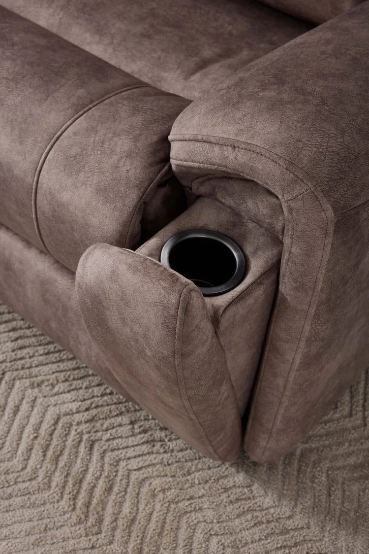 Aspen Large Corner Sofa Electric Recliner