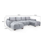 Senato U Shape Corner Sofa