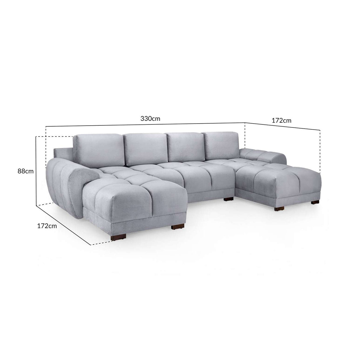Senato U Shape Corner Sofa