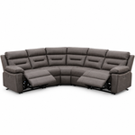 Bellagio Electric Recliner Corner Sofa – Grey