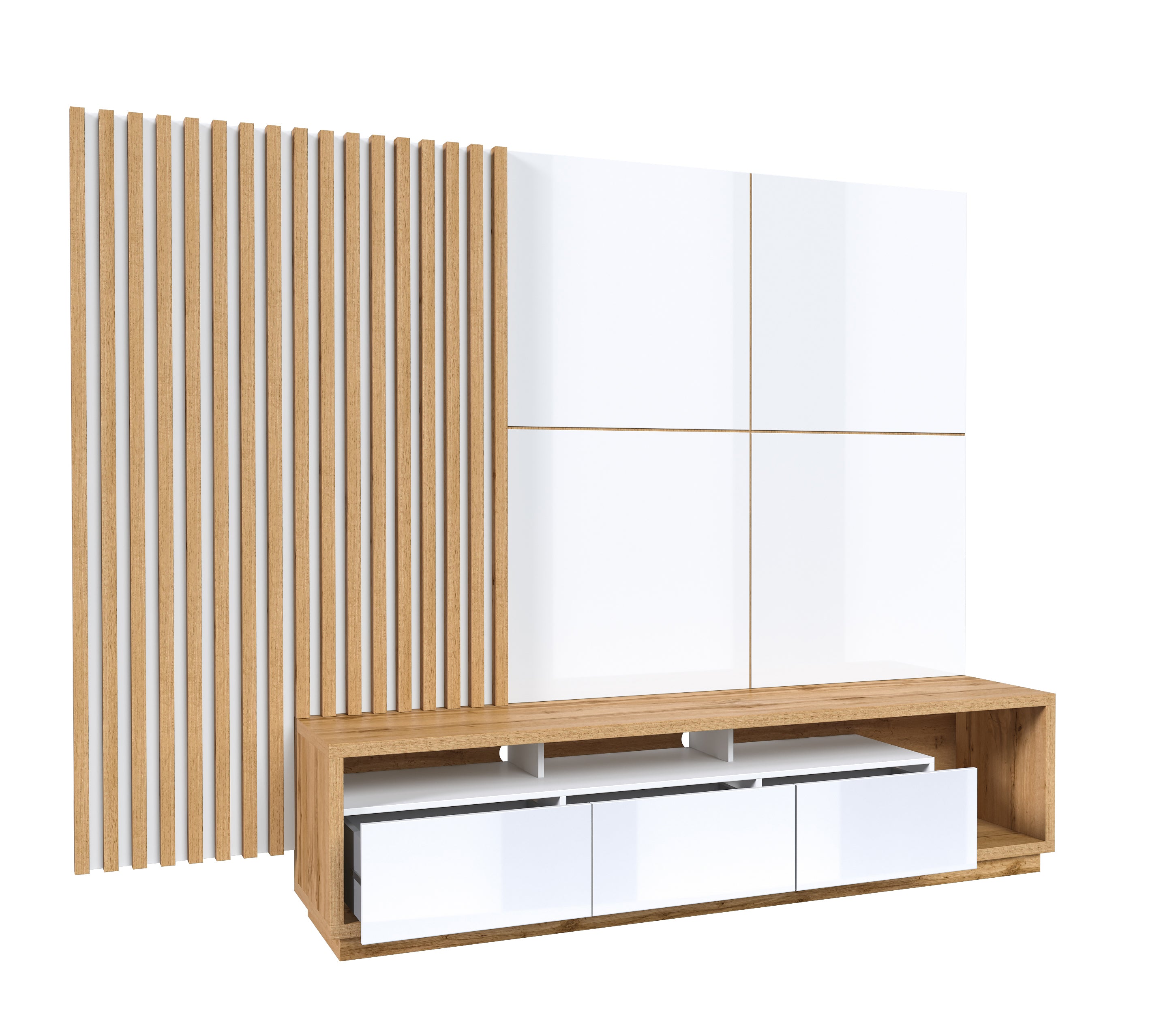 Casto Wide Wall TV Unit W251cm