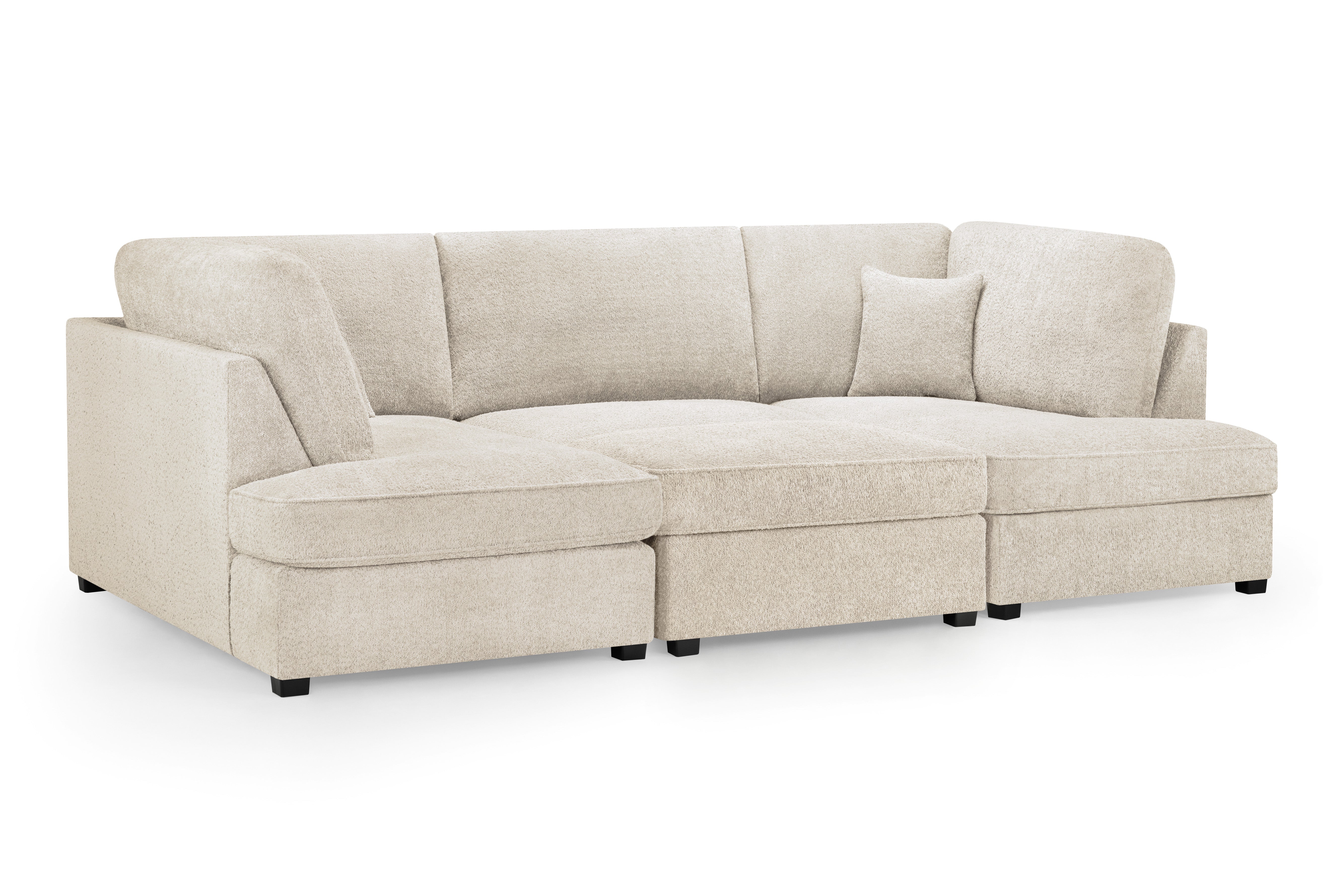 Broxbourne U Shape Corner Sofa Boucle