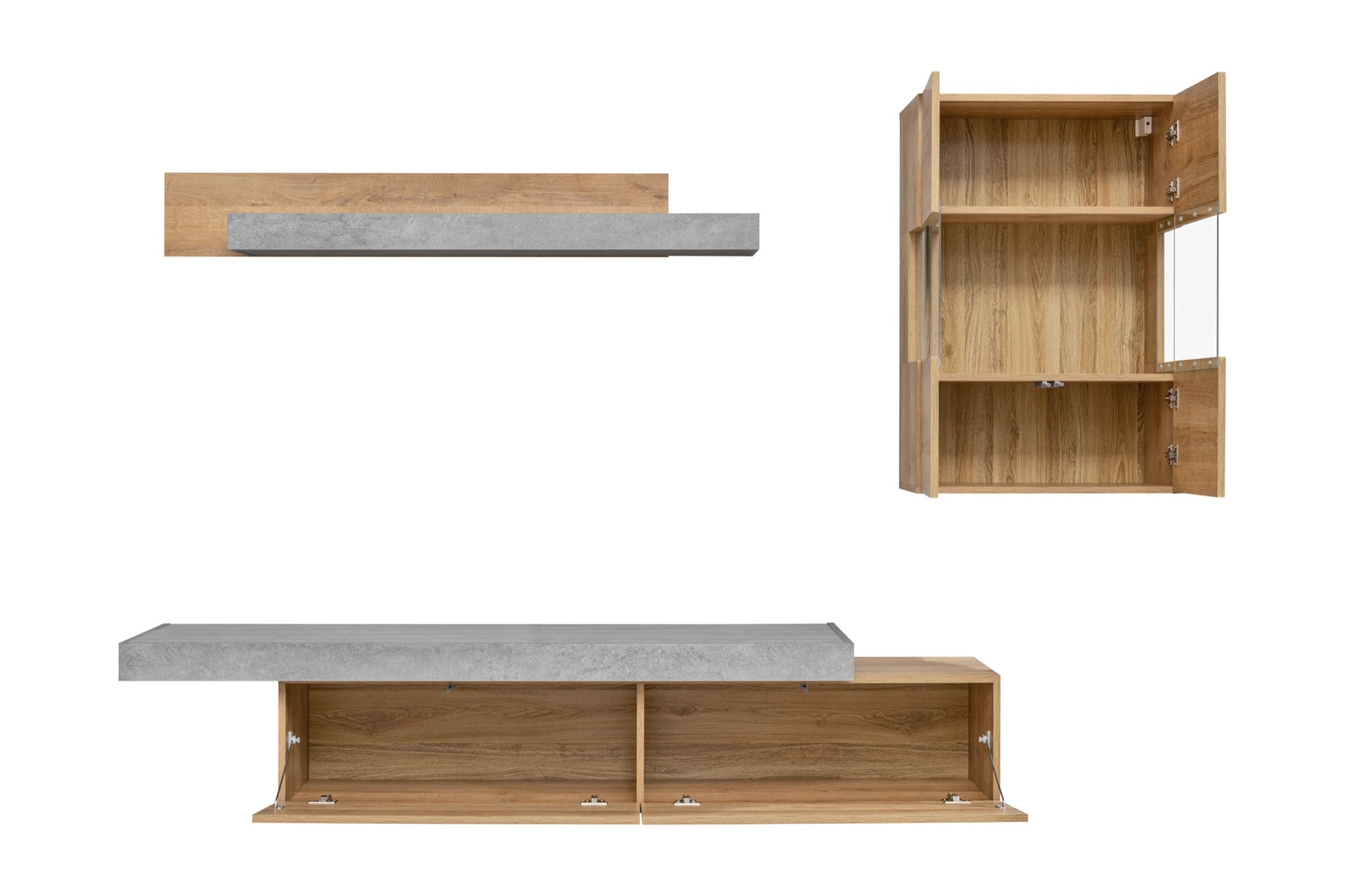 Rocky Media Wall Unit W230cm