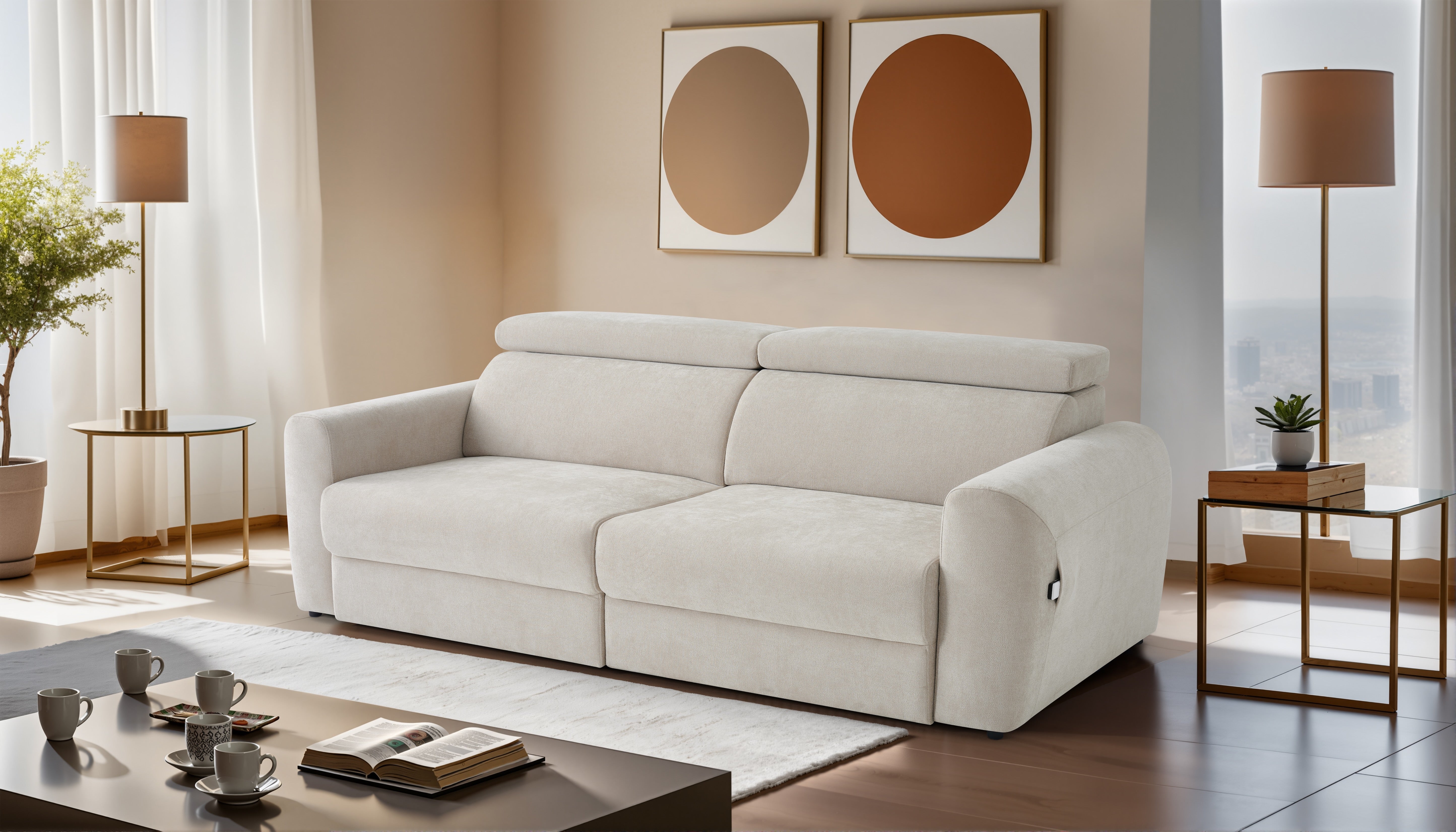 Atlanta Electric Sofabed 3 Seater