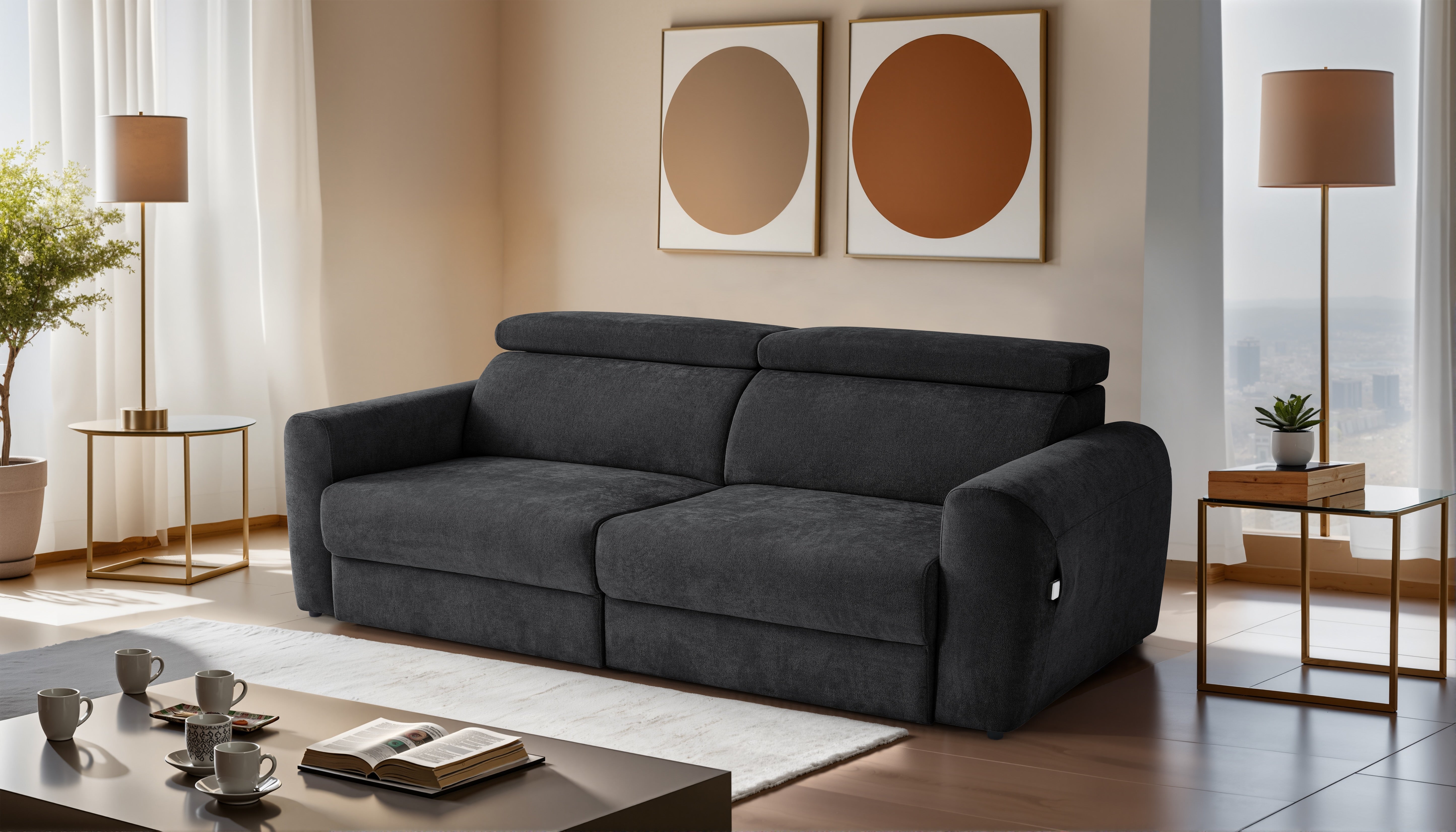 Atlanta Electric Sofabed 3 Seater