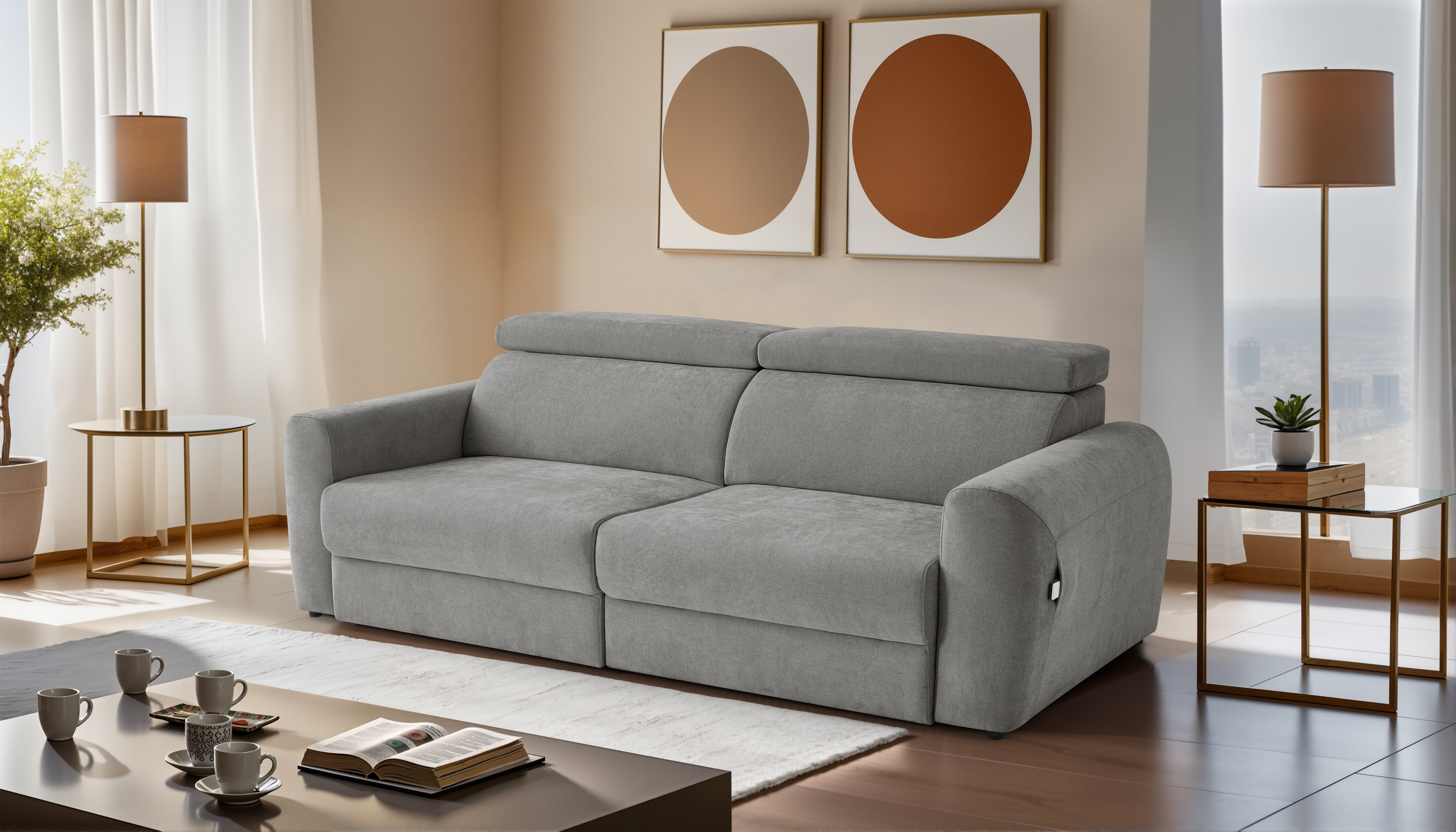 Atlanta Electric Sofabed 3 Seater