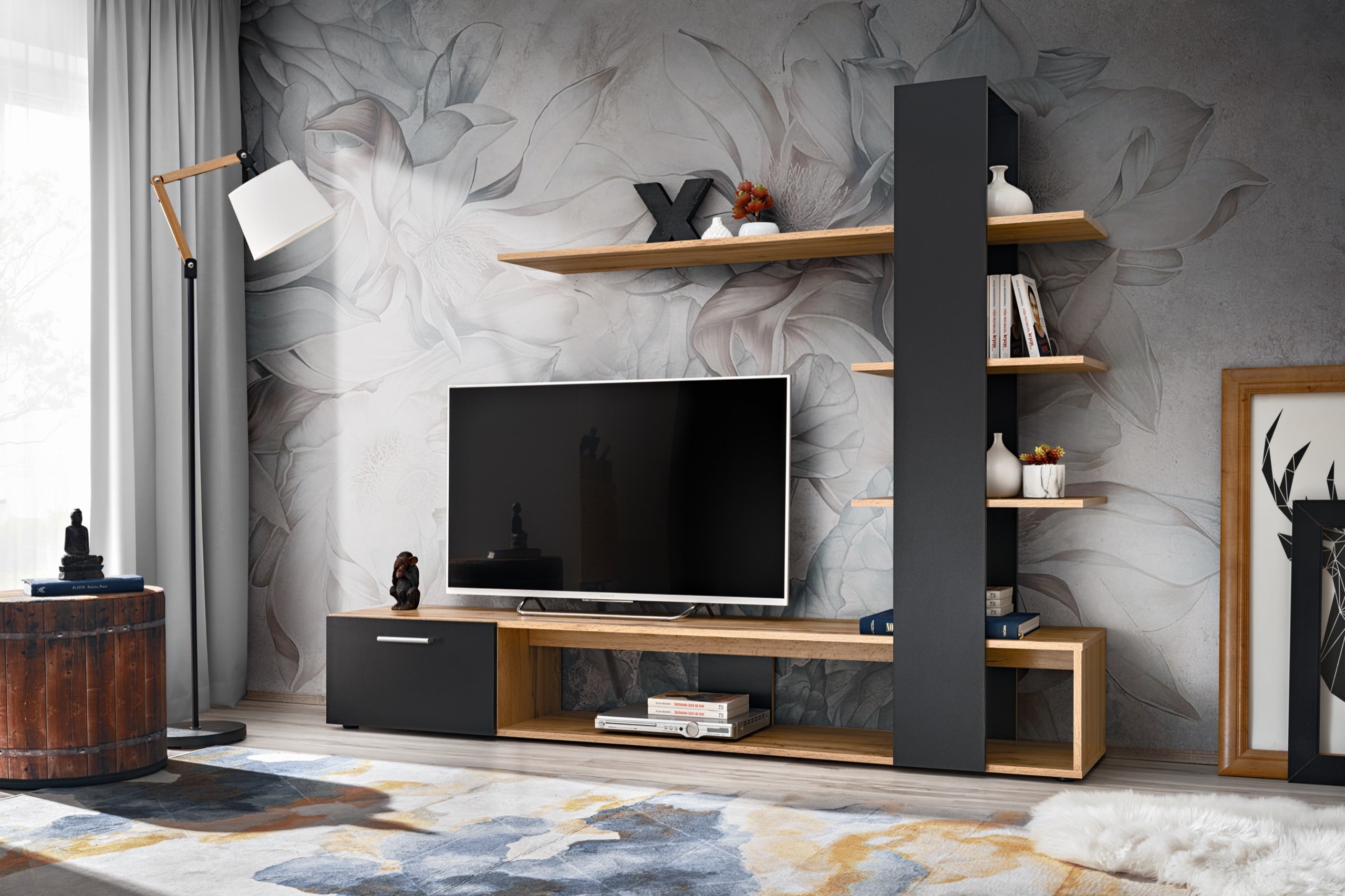 Lupin Media Wall Unit W190cm