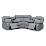 Elys Electric Recliner Large Corner Sofa | Power Recliner