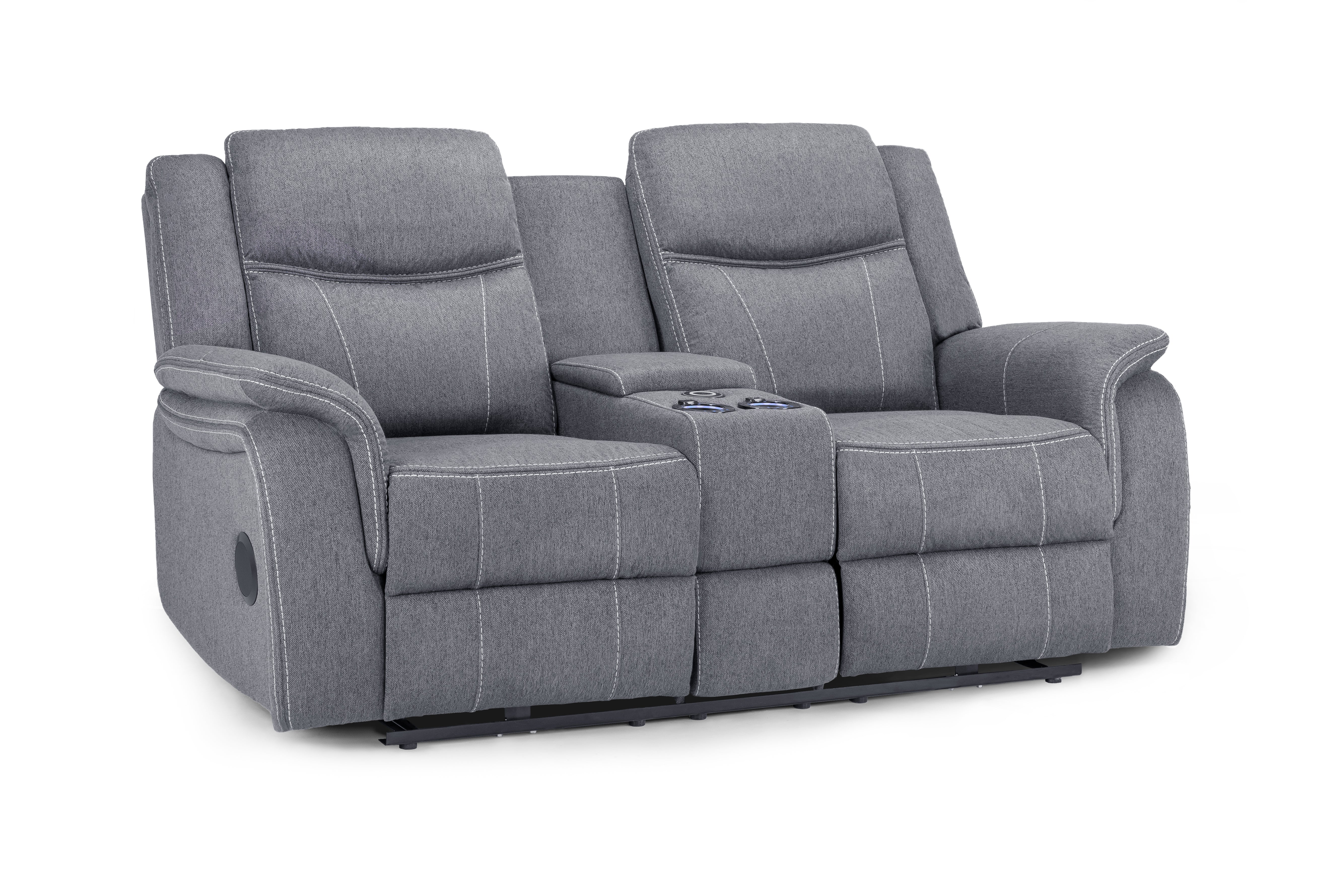 Cosmo Electric Recliner 2 Seater Sofa [Leather or Fabric]