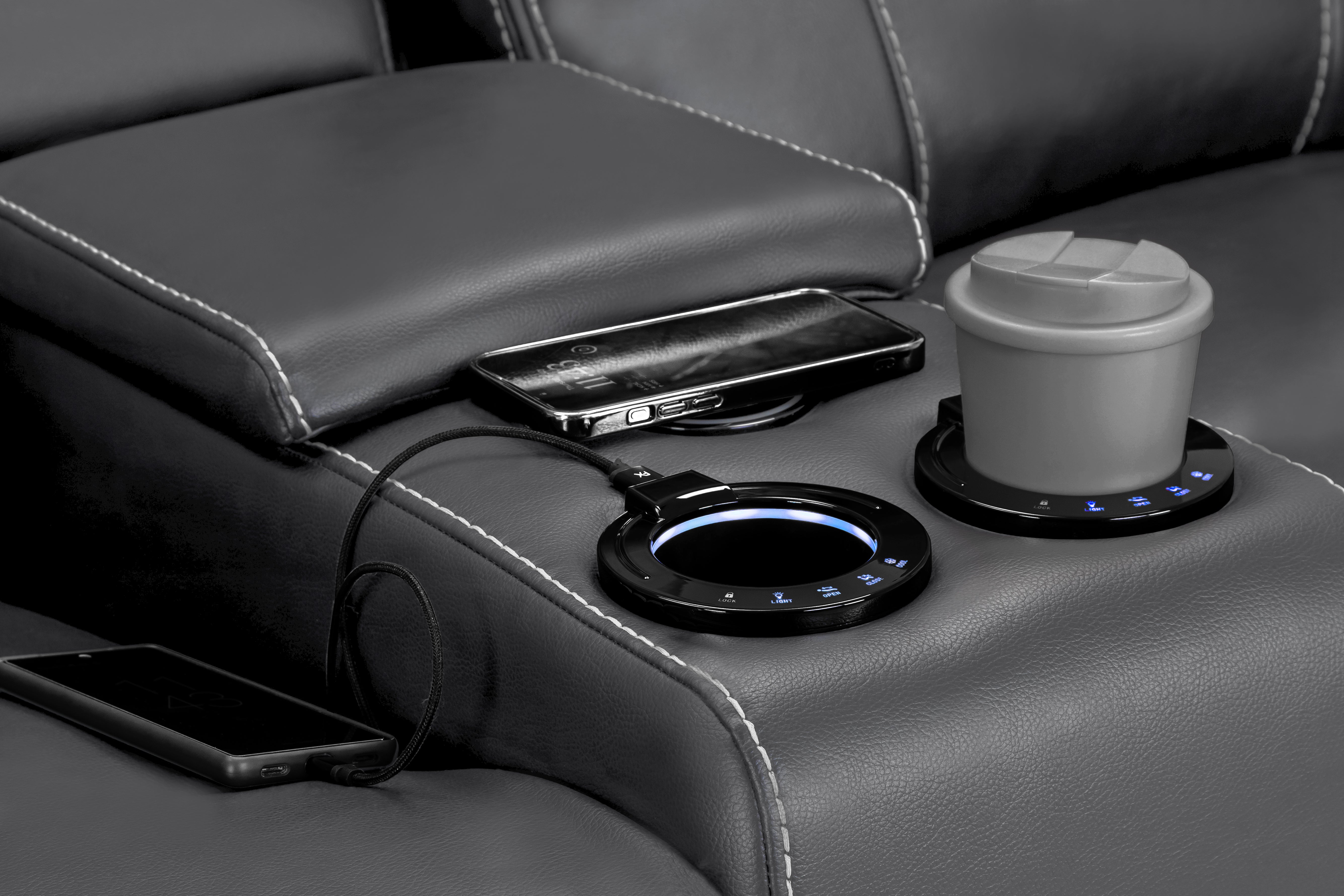 Cosmo Electric Recliner Sofa Set 3+2 [Leather or Fabric]