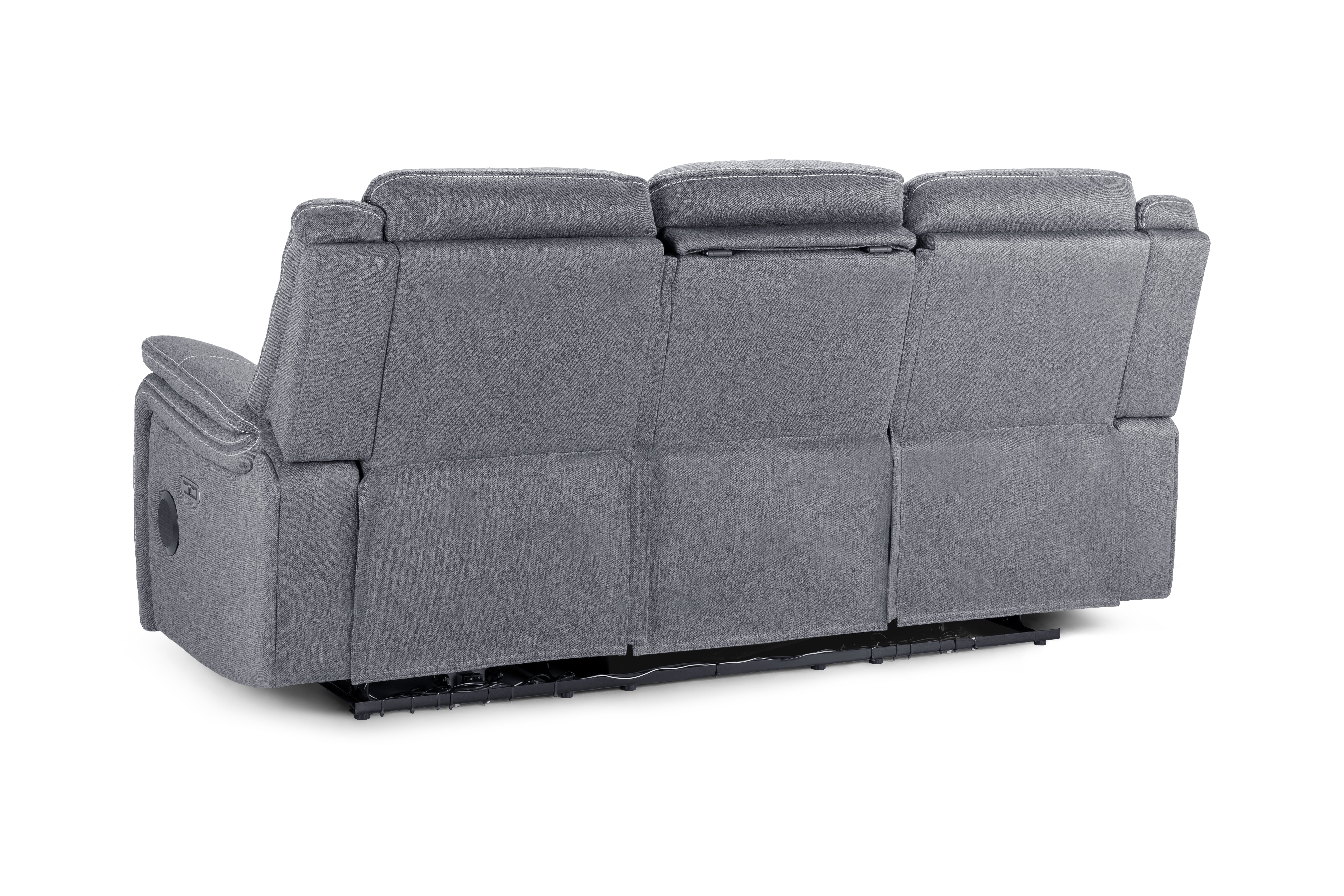 Cosmo Electric Recliner 3 Seater Sofa [Leather or Fabric]