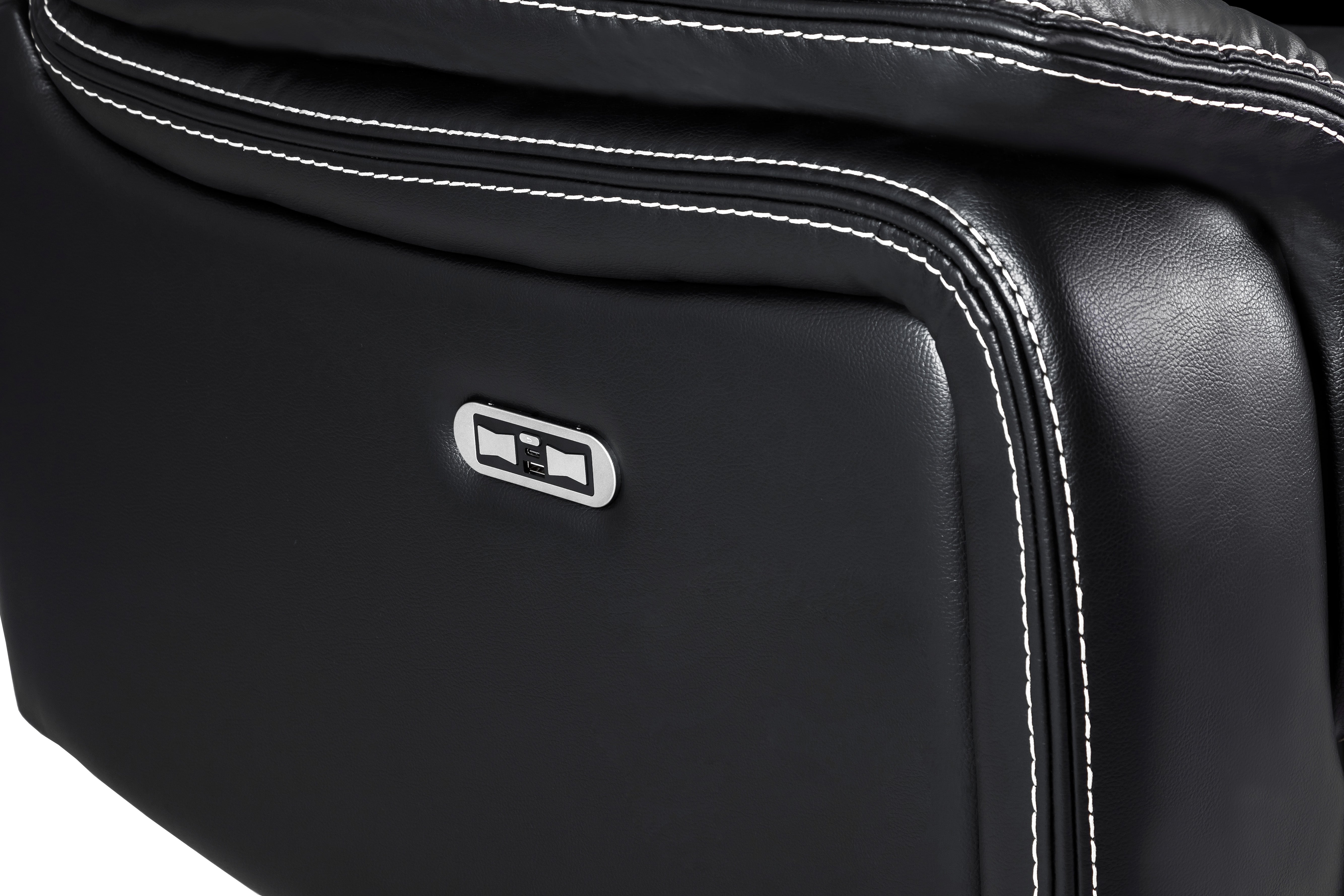 Cosmo Electric Recliner Armchair [Leather or Fabric]