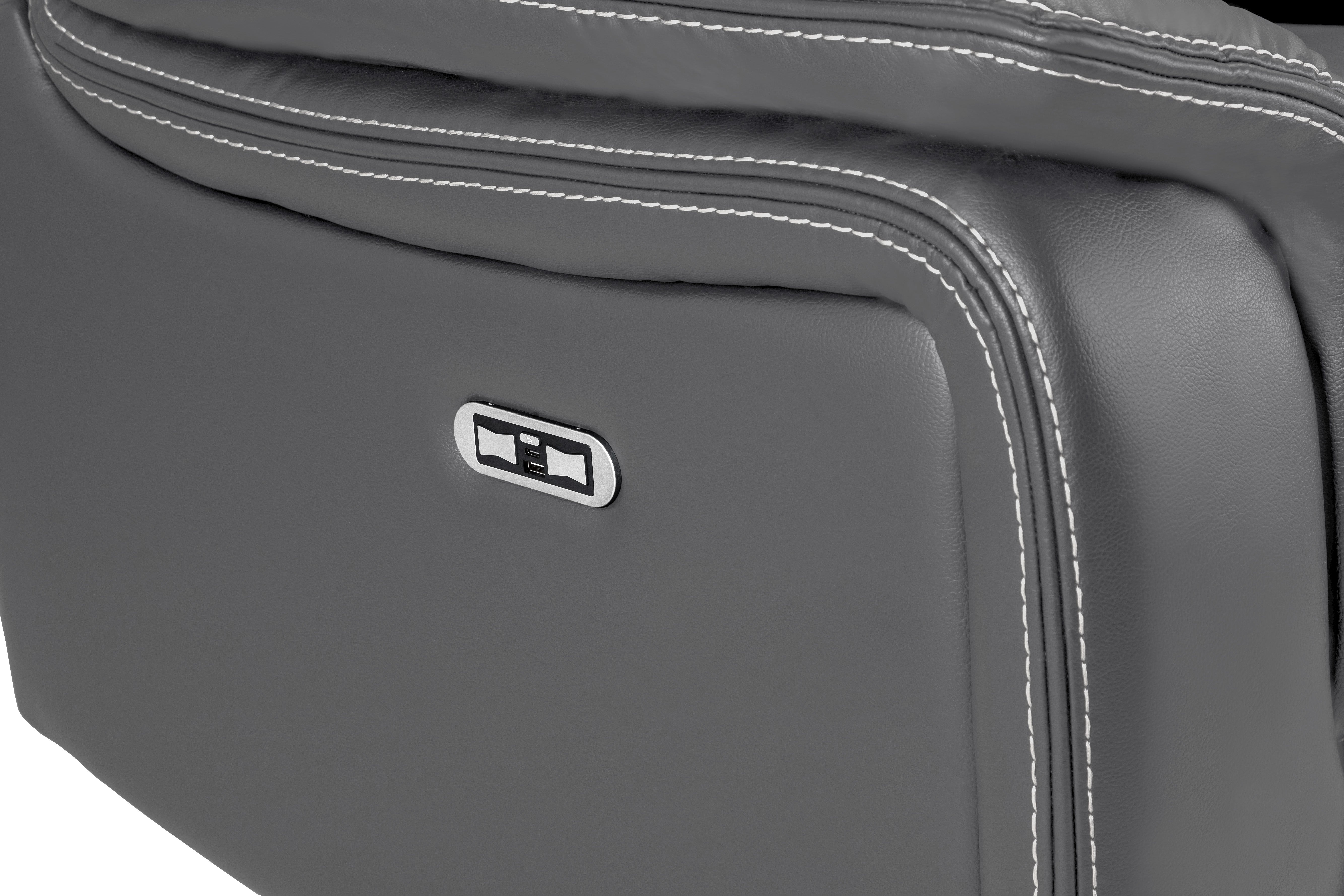 Cosmo Electric Recliner Armchair [Leather or Fabric]