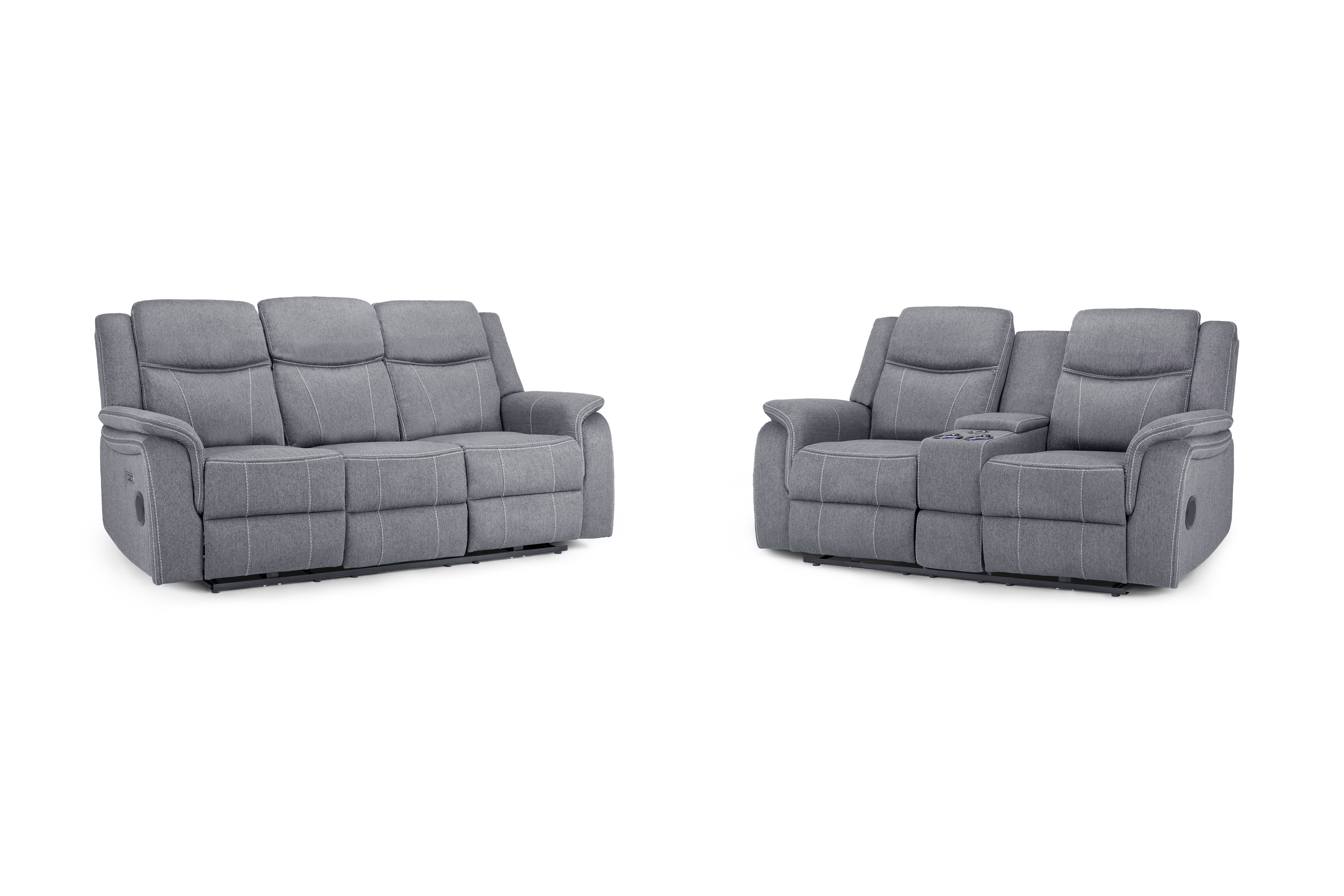 Cosmo Electric Recliner Sofa Set 3+2 [Leather or Fabric]