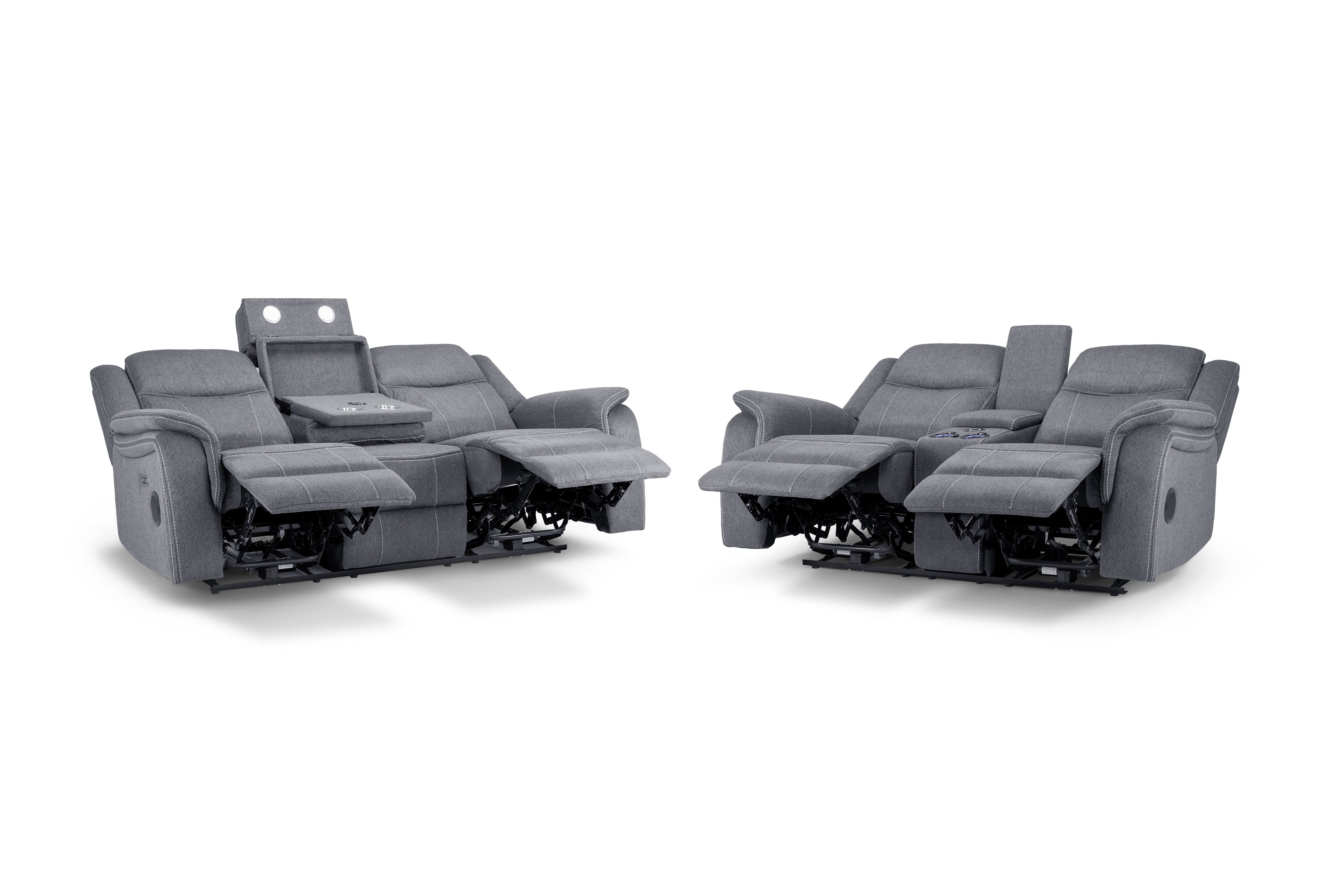 Cosmo Electric Recliner Sofa Set 3+2 [Leather or Fabric]