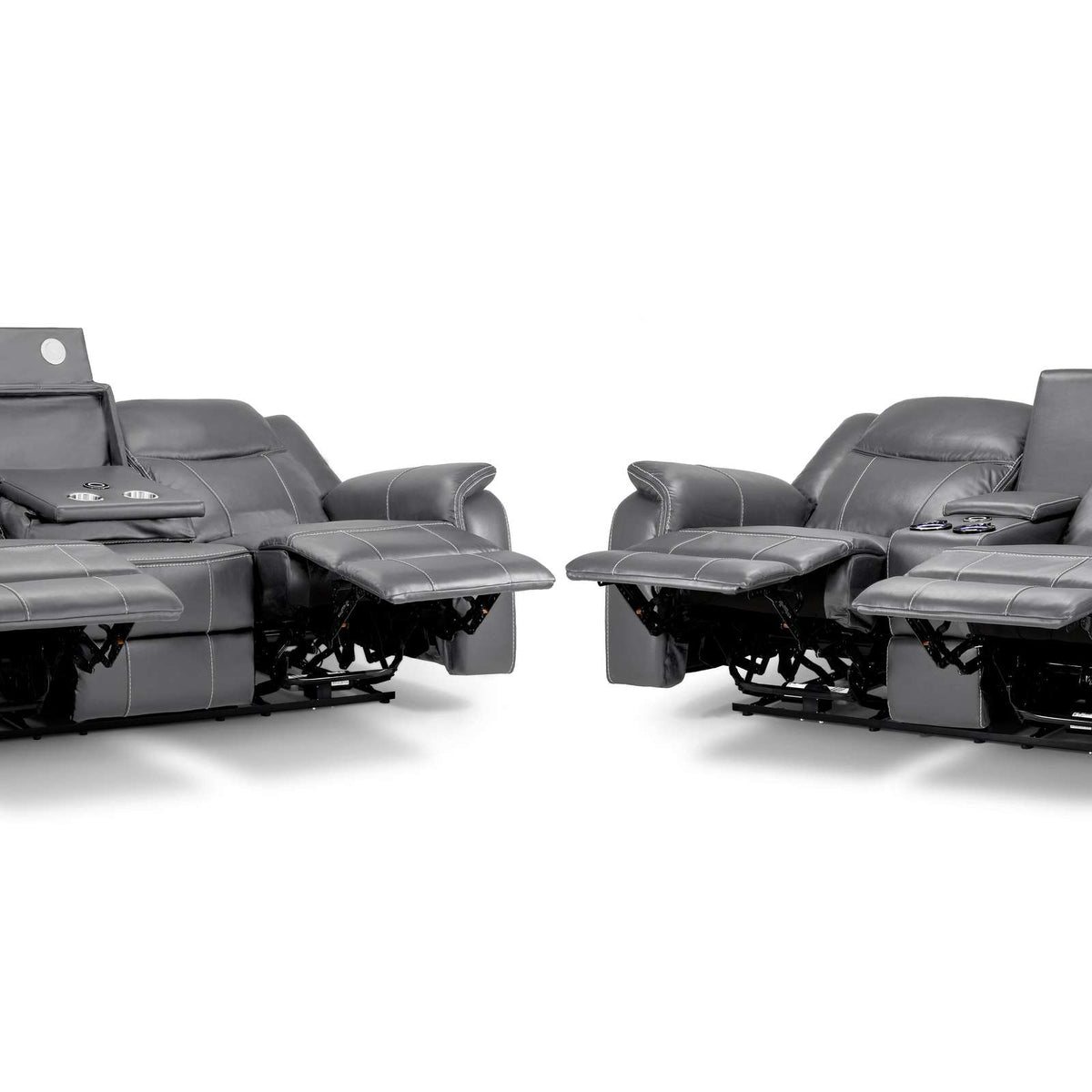 Cosmo Electric Recliner Sofa Set 3+2 [Leather or Fabric]