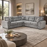 Grayson Large Corner Sofa – Deep Seat & Tufted Design