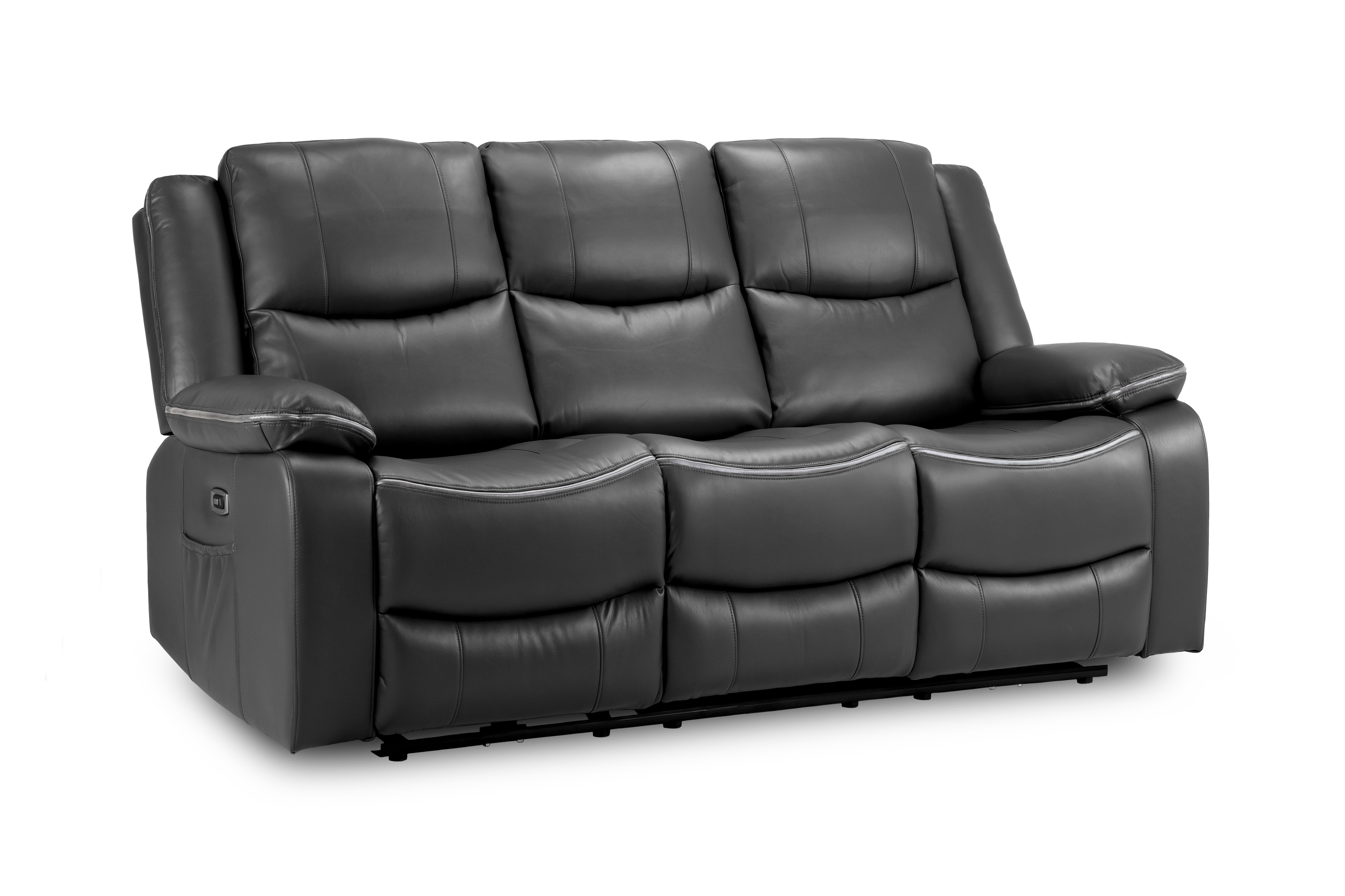 Hudson Electric Recliner 3 Seater Sofa