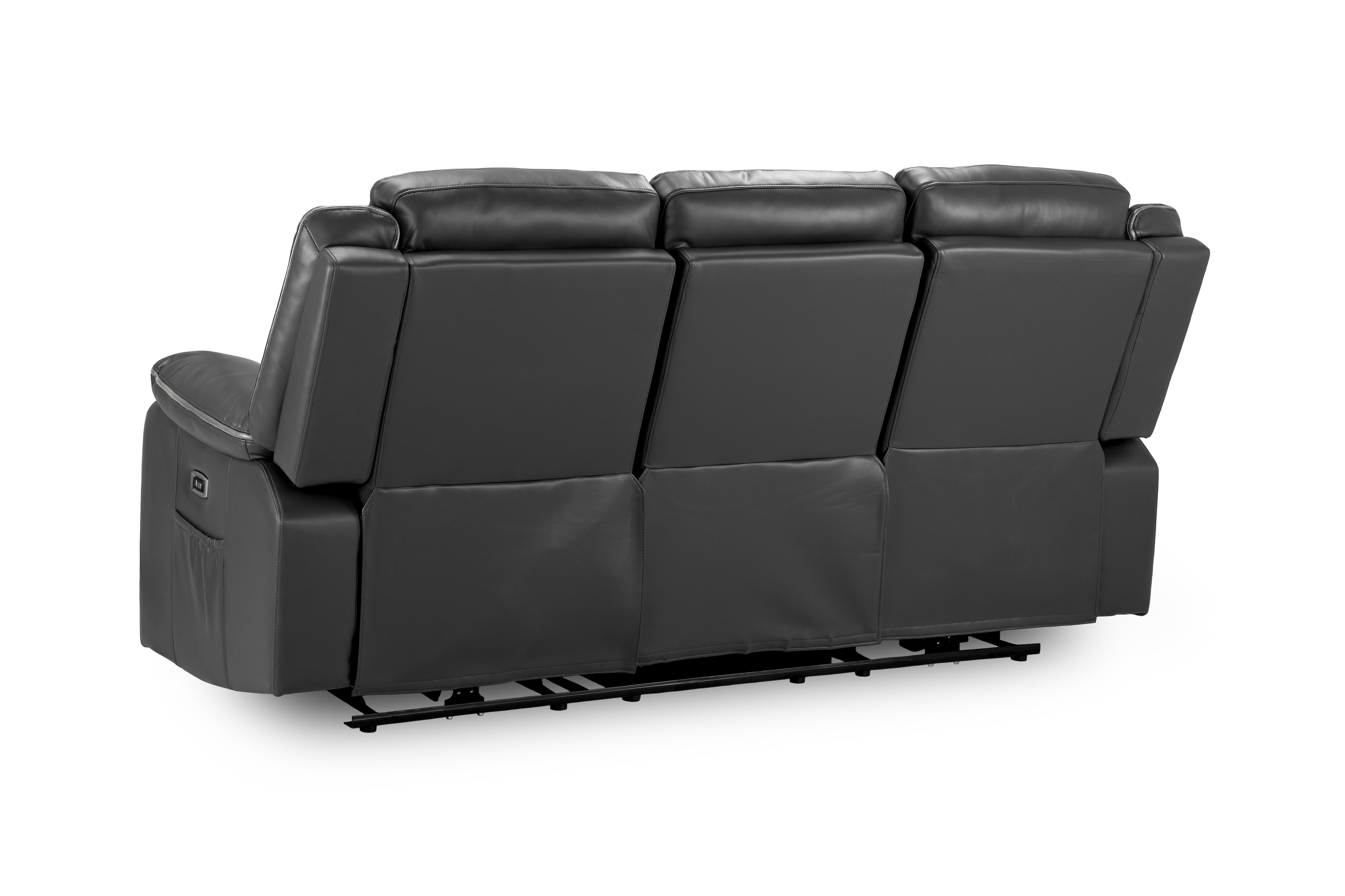 Harald Electric Recliner 3 Seater Sofa