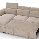 Portofino Corner Sofa Bed | Boucle Fabric