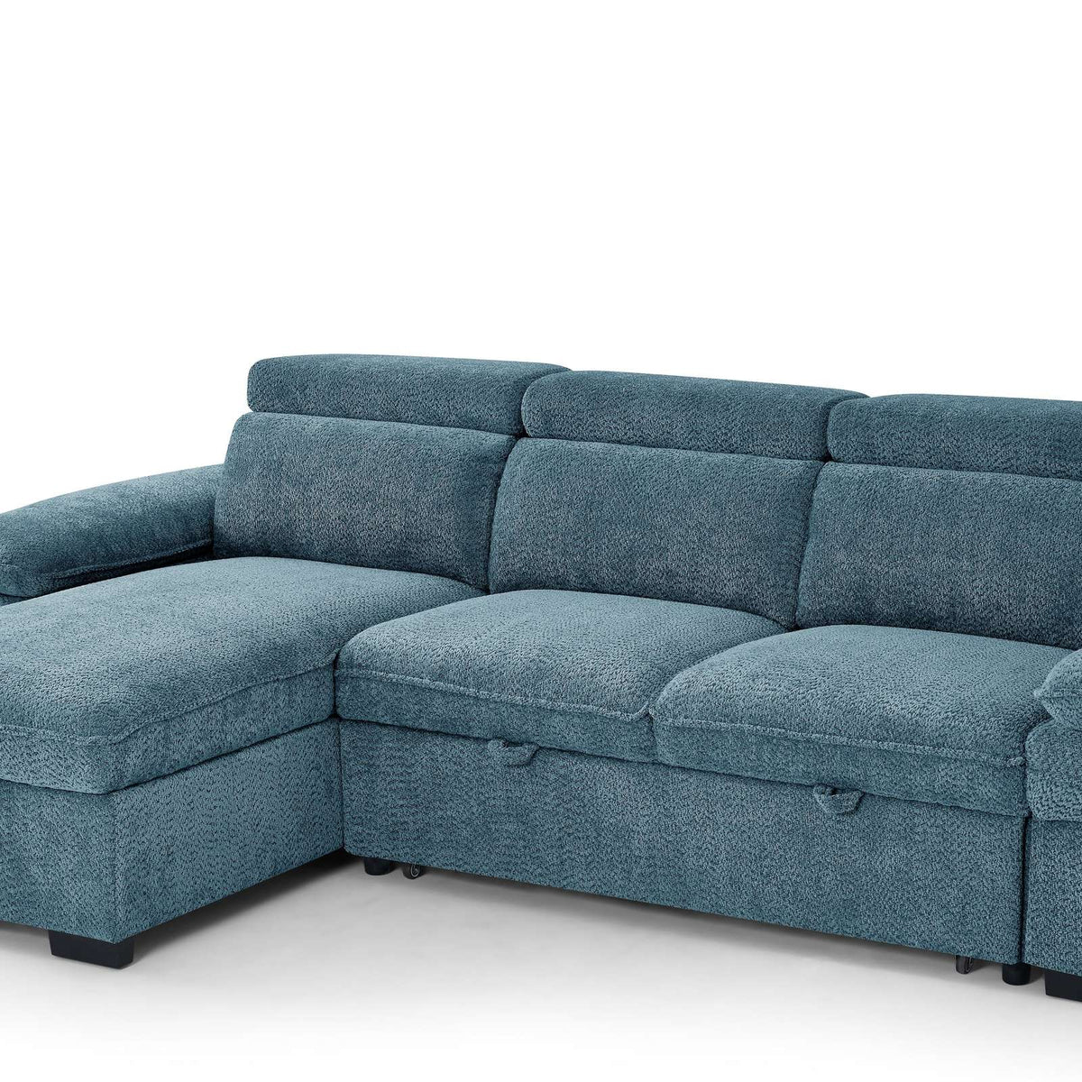 Portofino Corner Sofa Bed | Boucle Fabric