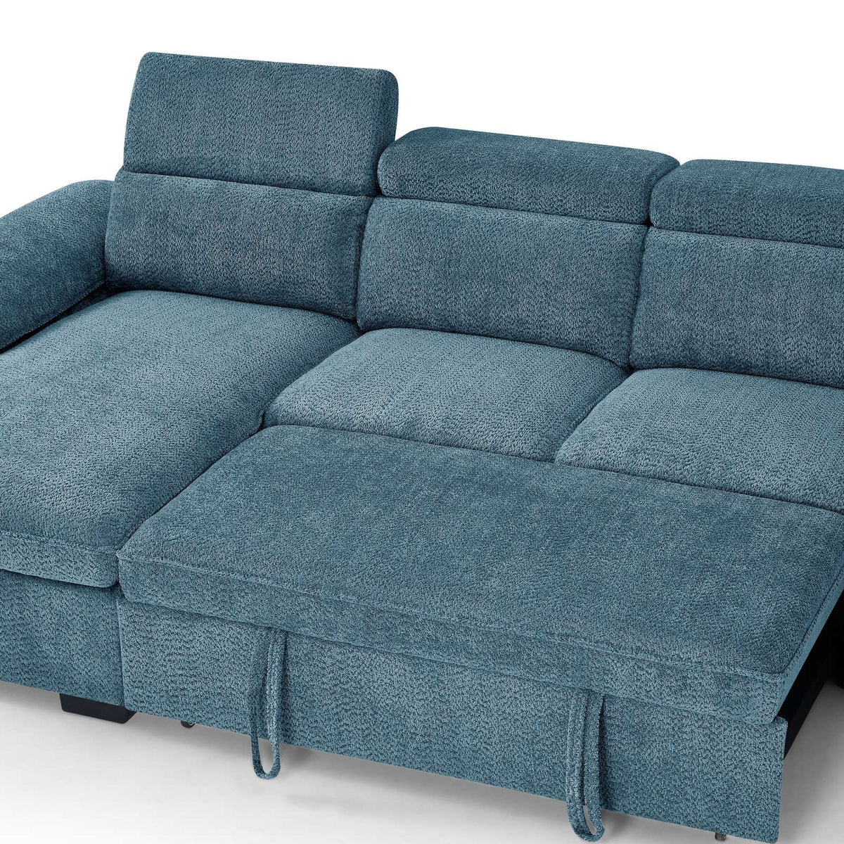 Portofino Corner Sofa Bed | Boucle Fabric