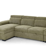 Portofino Corner Sofa Bed | Boucle Fabric