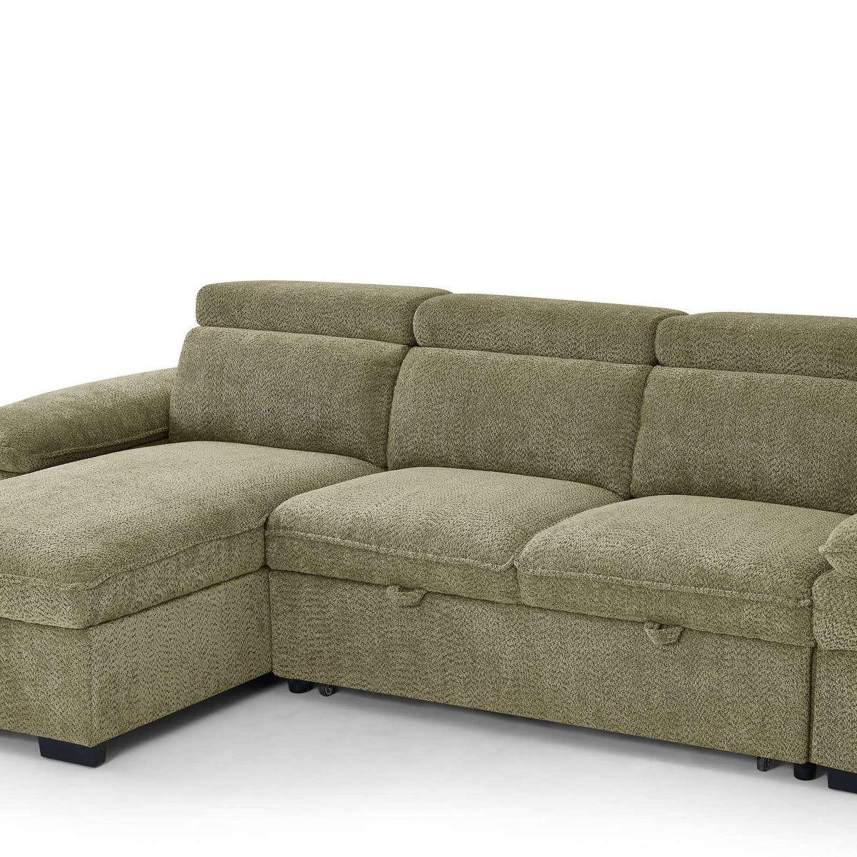 Portofino Corner Sofa Bed | Boucle Fabric
