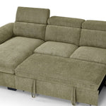 Portofino Corner Sofa Bed | Boucle Fabric