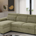 Portofino Corner Sofa Bed | Boucle Fabric