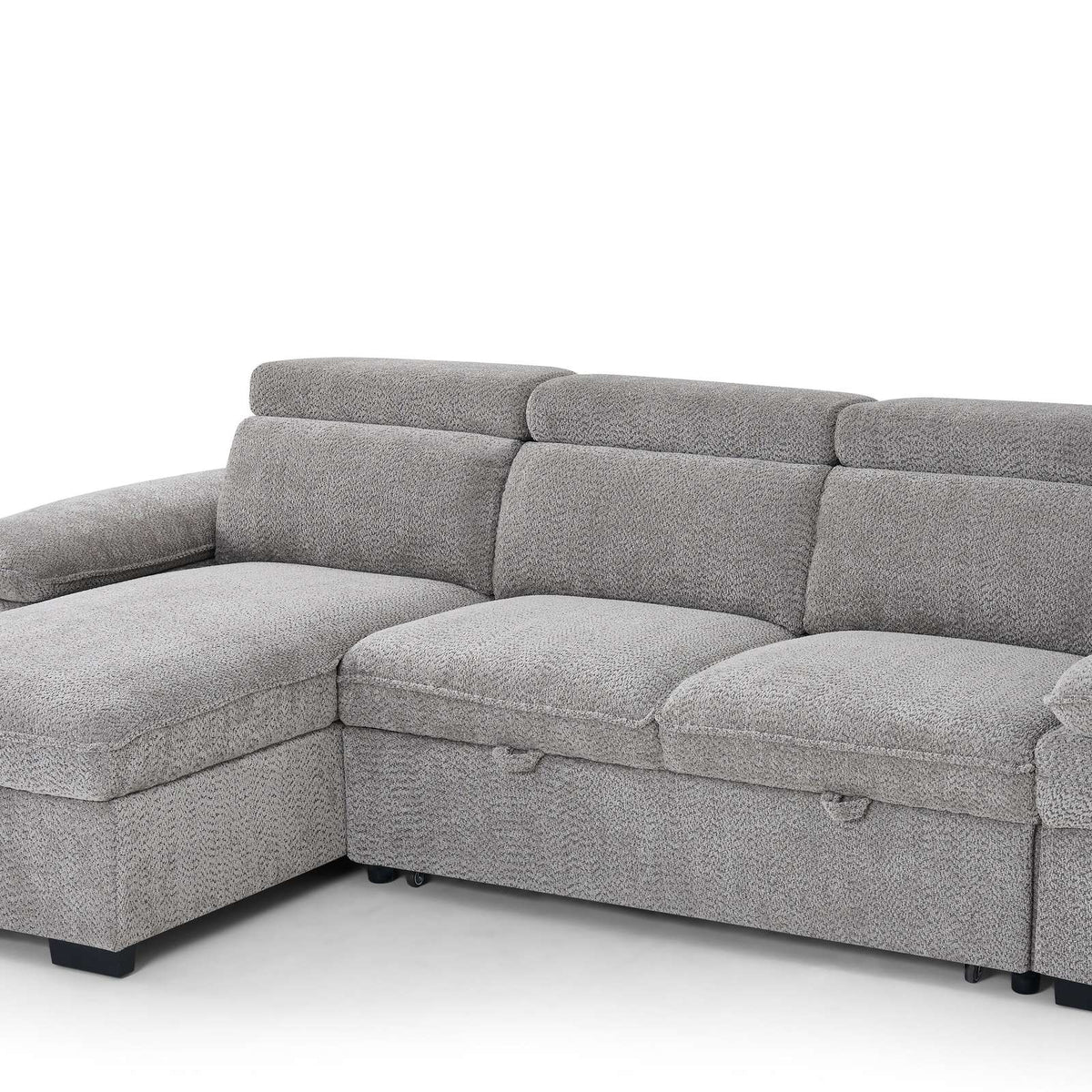 Portofino Corner Sofa Bed | Boucle Fabric