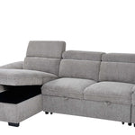 Portofino Corner Sofa Bed | Boucle Fabric