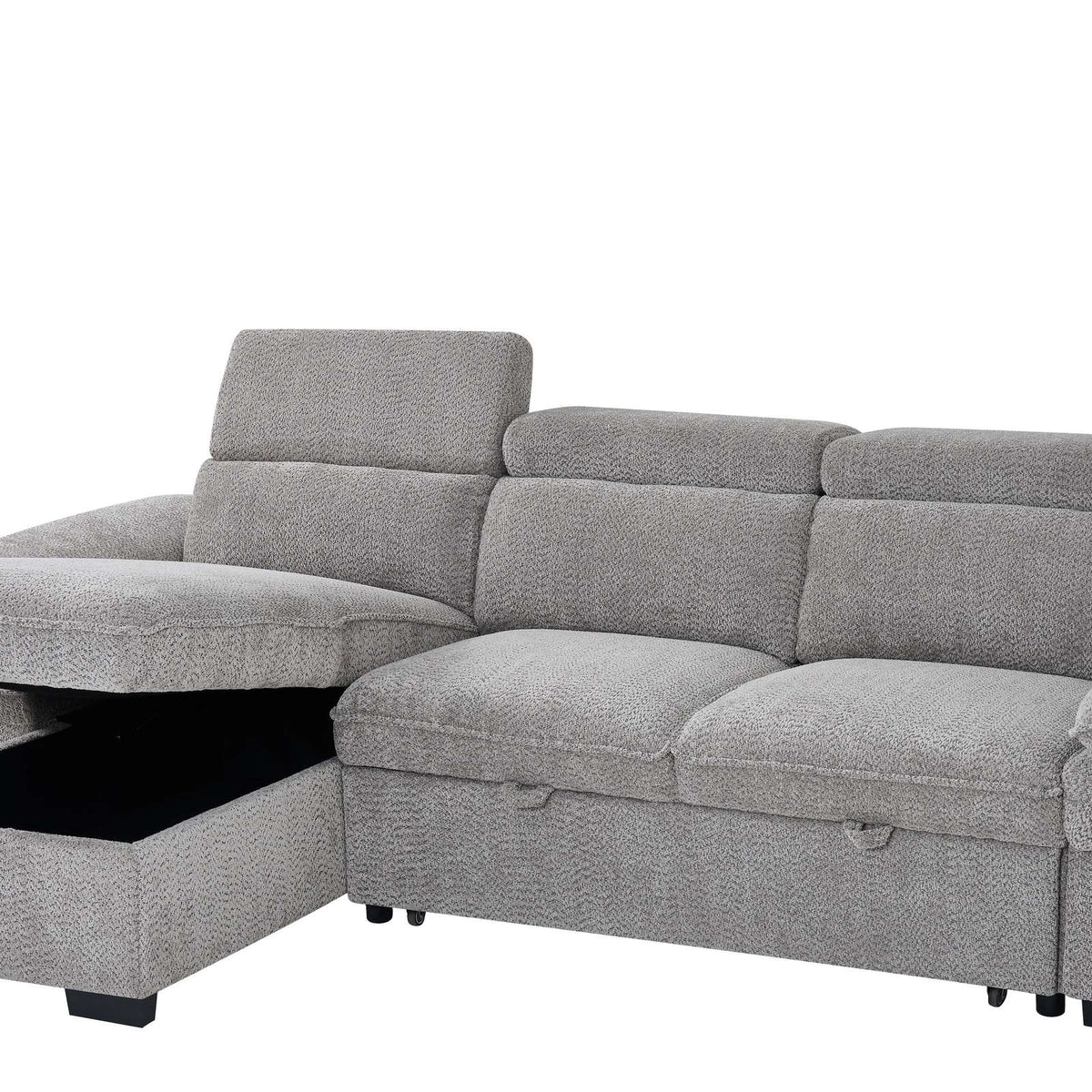 Portofino Corner Sofa Bed | Boucle Fabric
