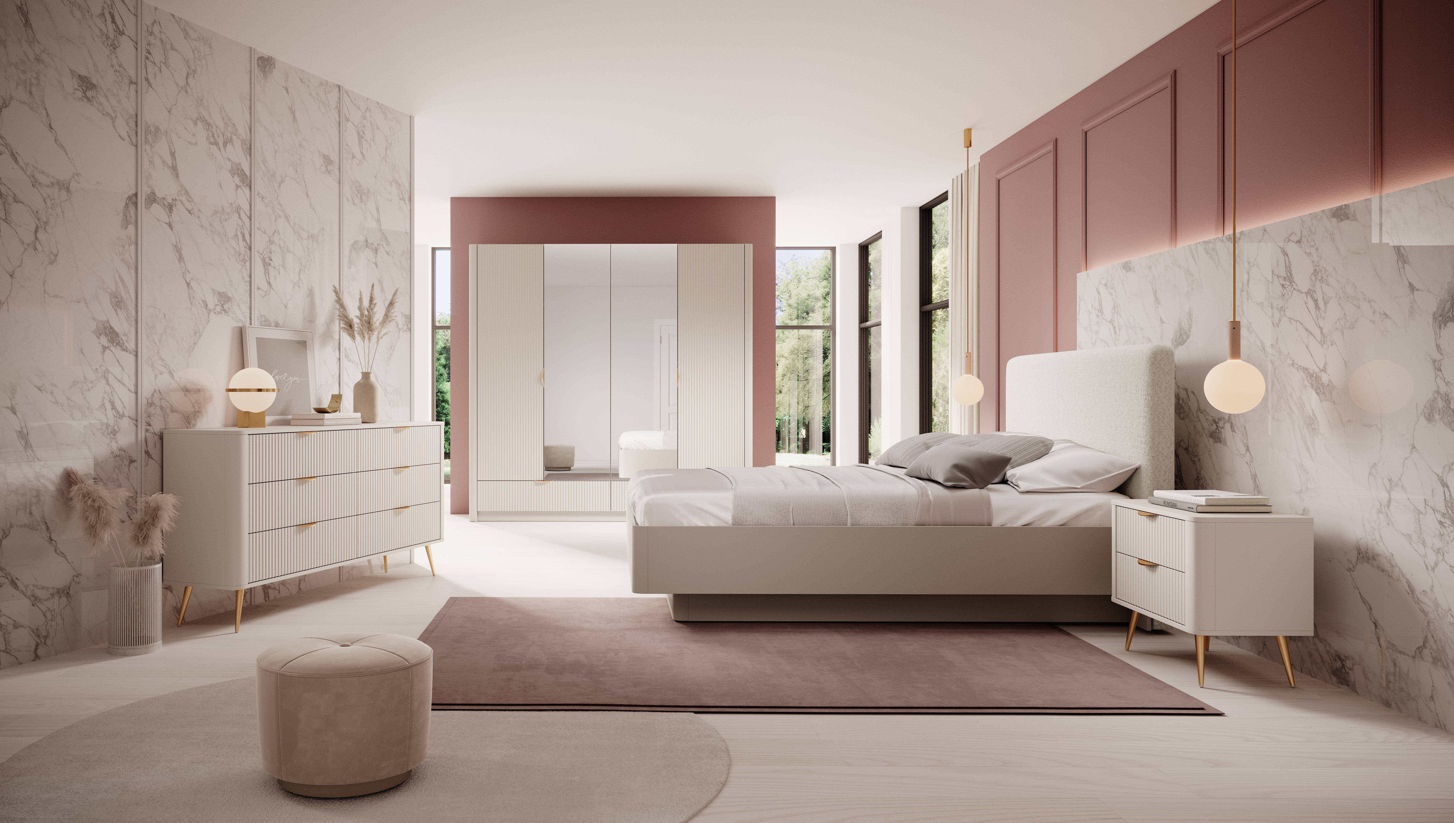 Lans Wardrobe W213cm