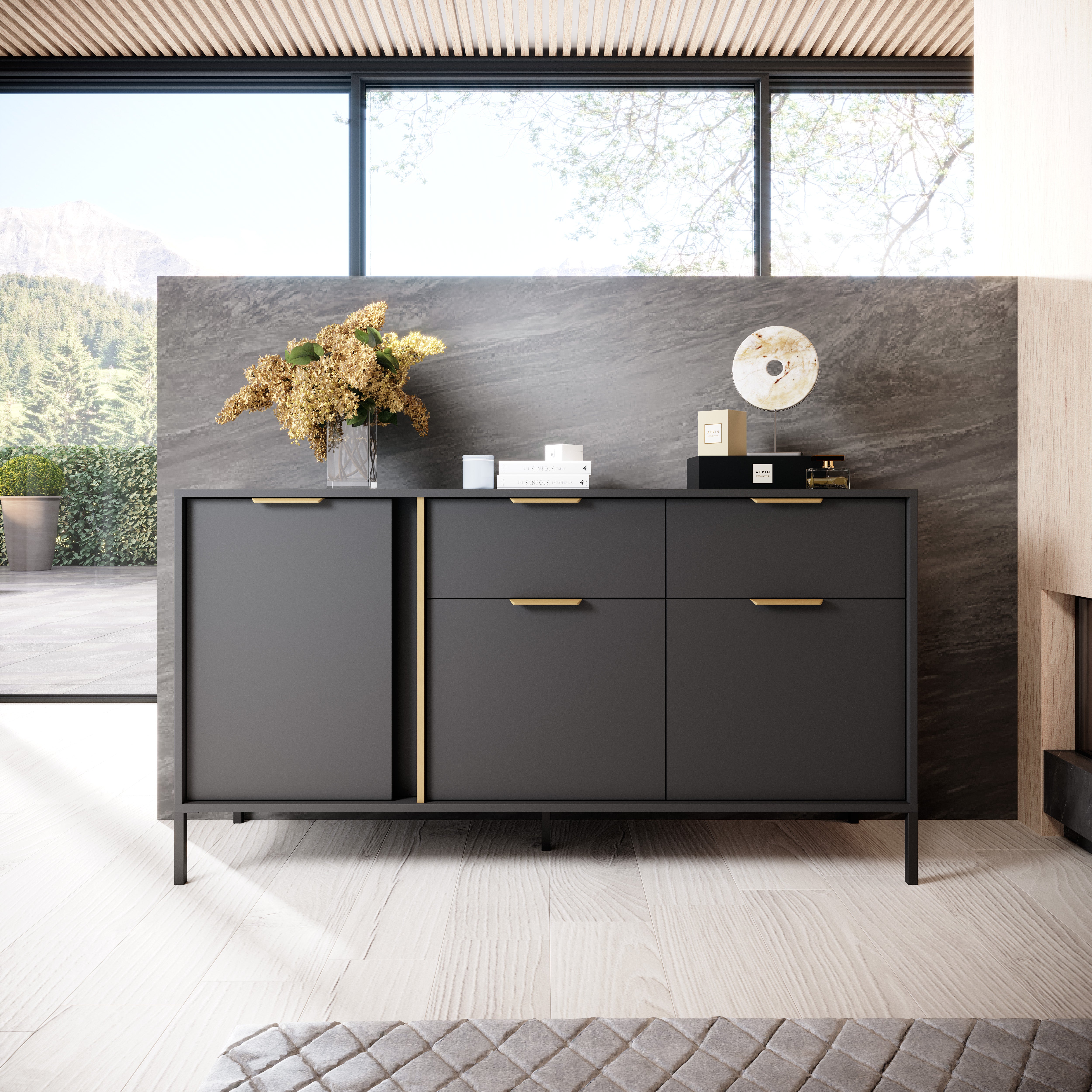 Gala 3 Door 2 Drawer Sideboard W153