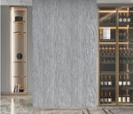 Grey marble-effect wall panel board with textured veining finish